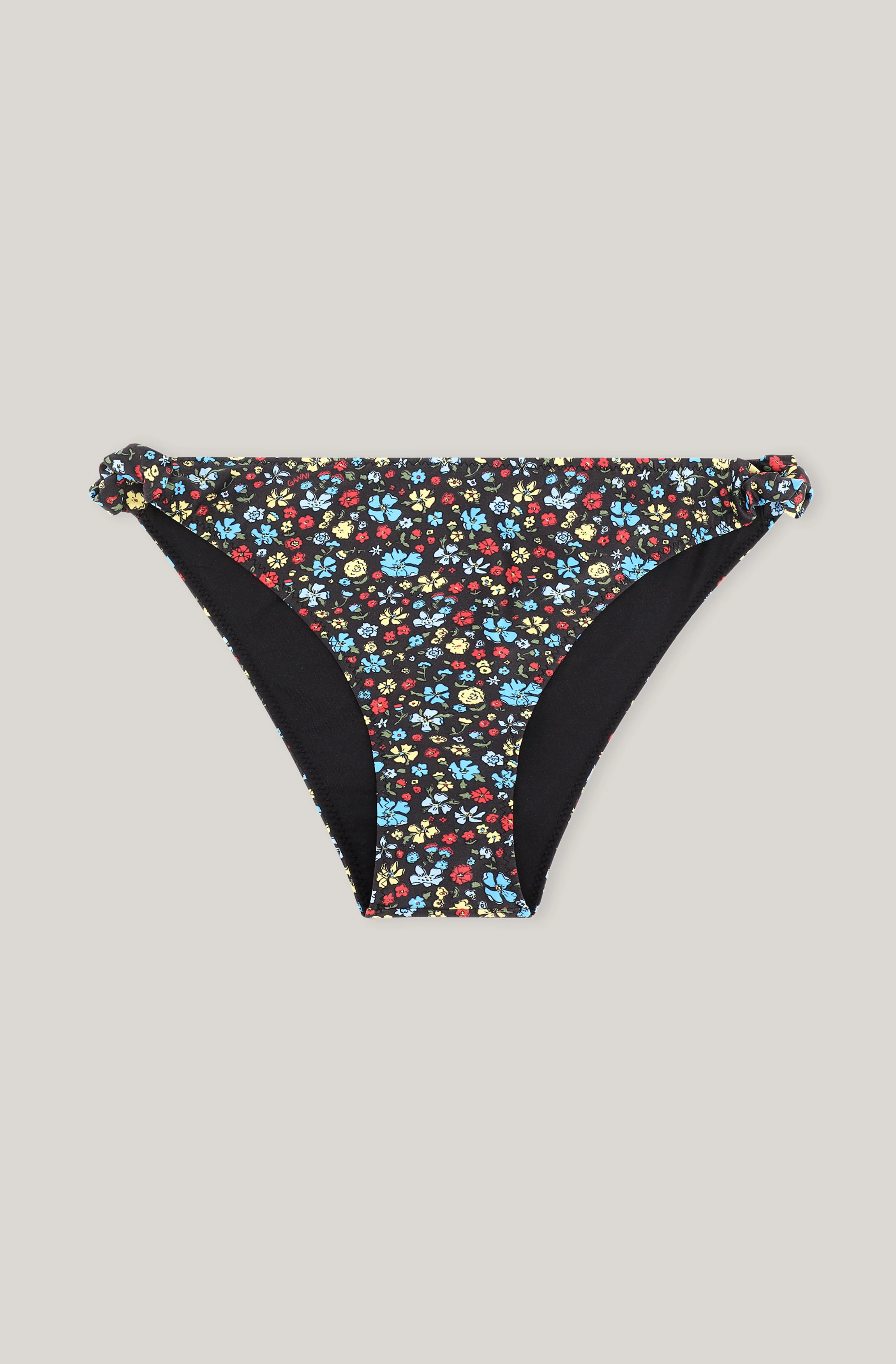 Recycled Floral Hispter Cut Bikini Briefs | Phantom