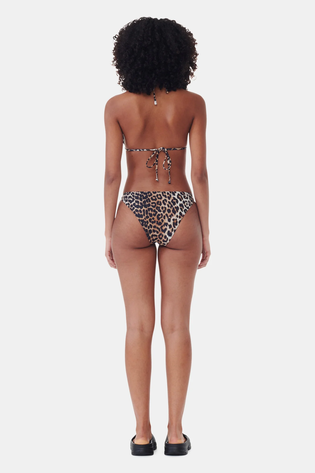 Recycled Leopard Printed Emblem Mini Briefs | Leopard - Image 5