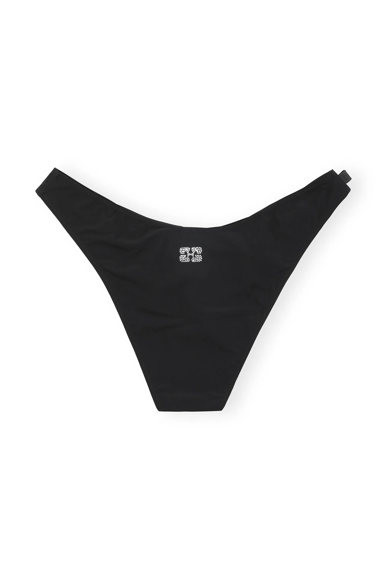 Recycled Matte Lowrise Wave Bikini Briefs | Black - Image 2
