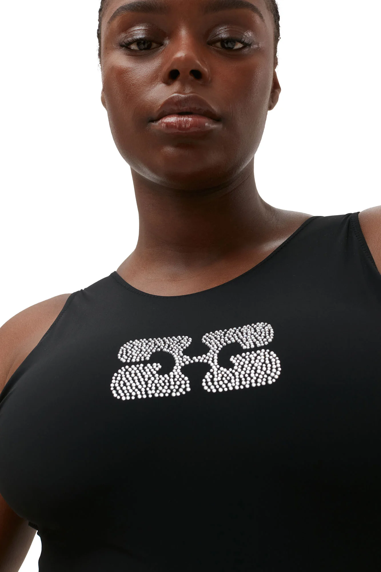 Recycled Matte Sporty Swimsuit | Black - Image 9