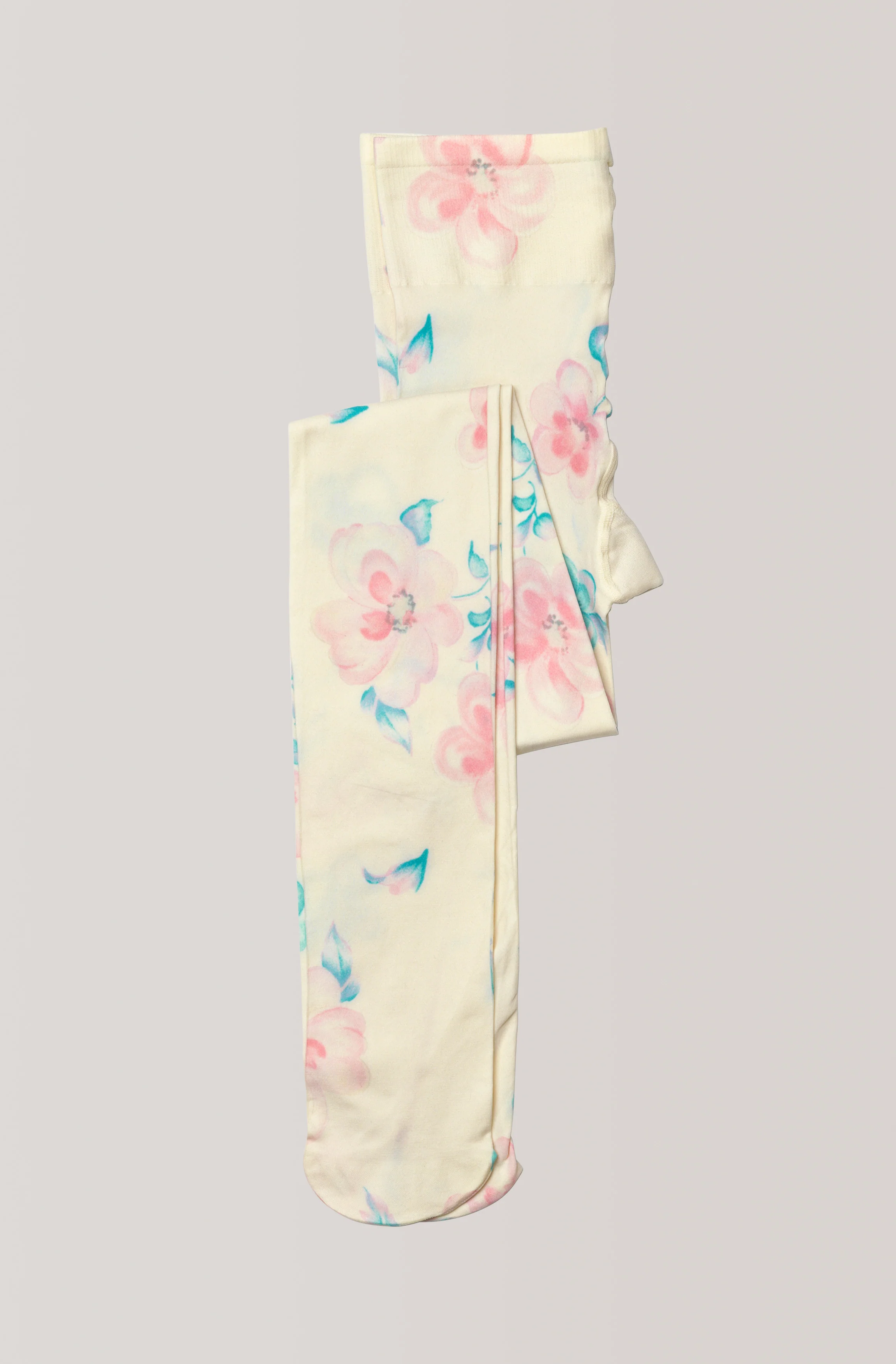 Recycled Print Stockings | Egret - Image 2