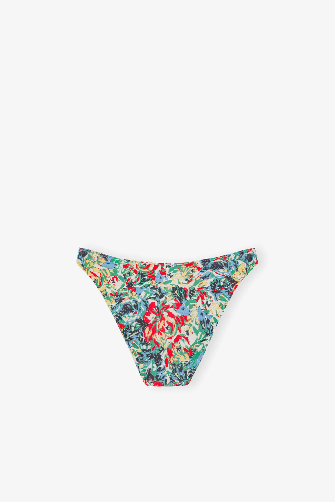 Recycled Printed Lowrise Wave Bikini Briefs | Multicolor - Image 2