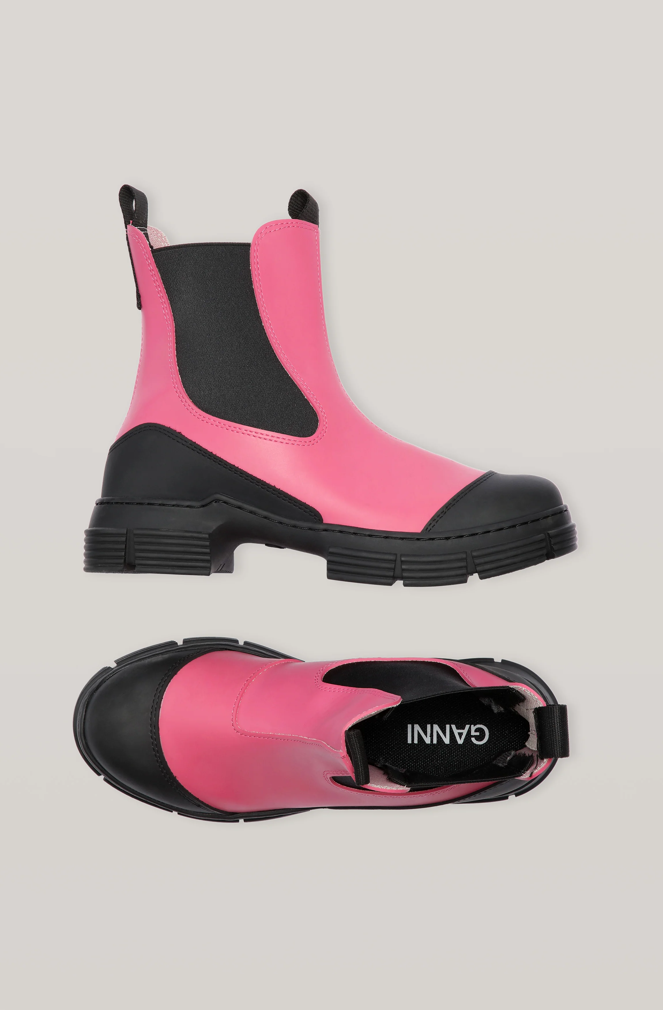 Recycled Rubber City Boot | Shocking Pink - Image 2