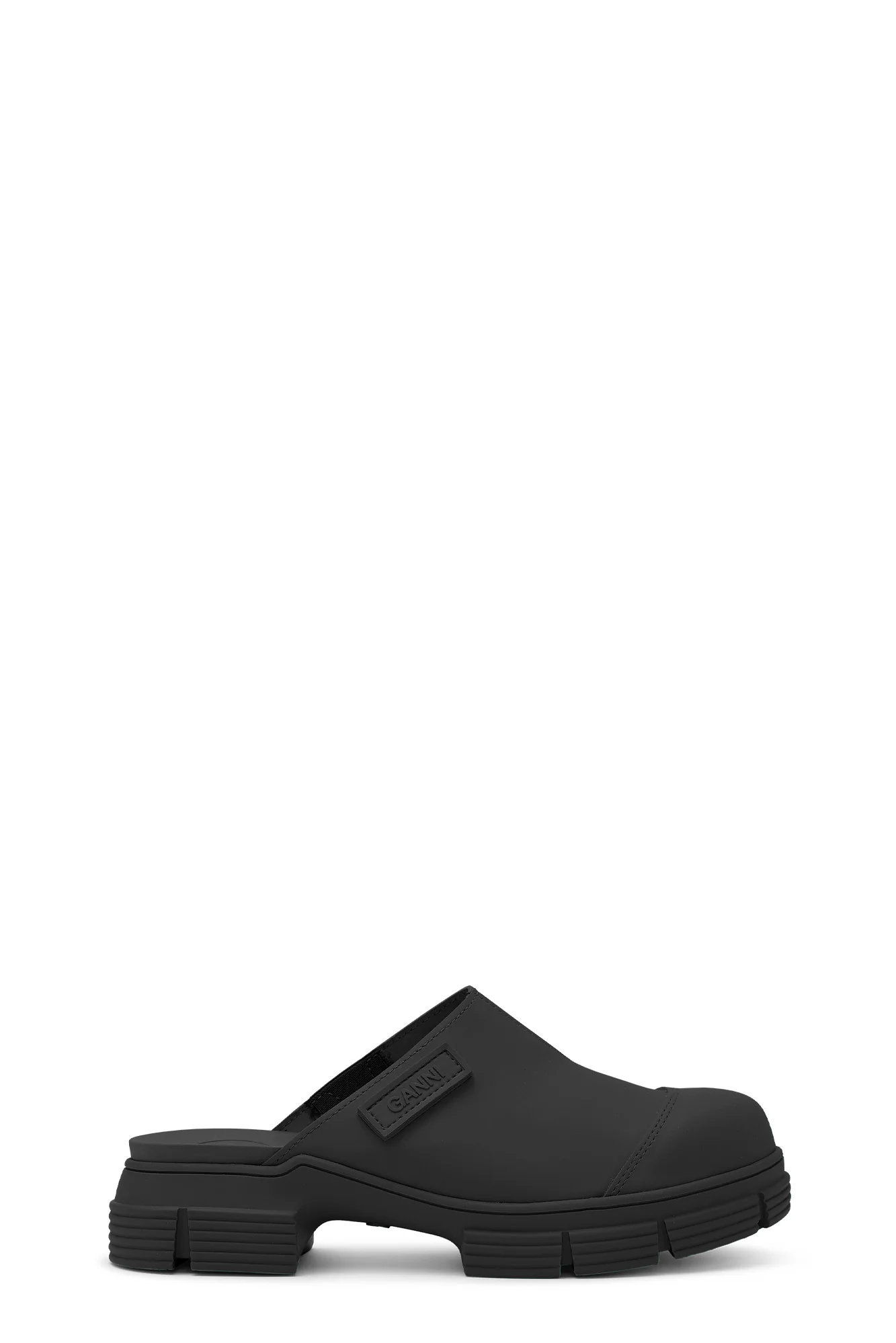 Recycled Rubber City Mules | Black