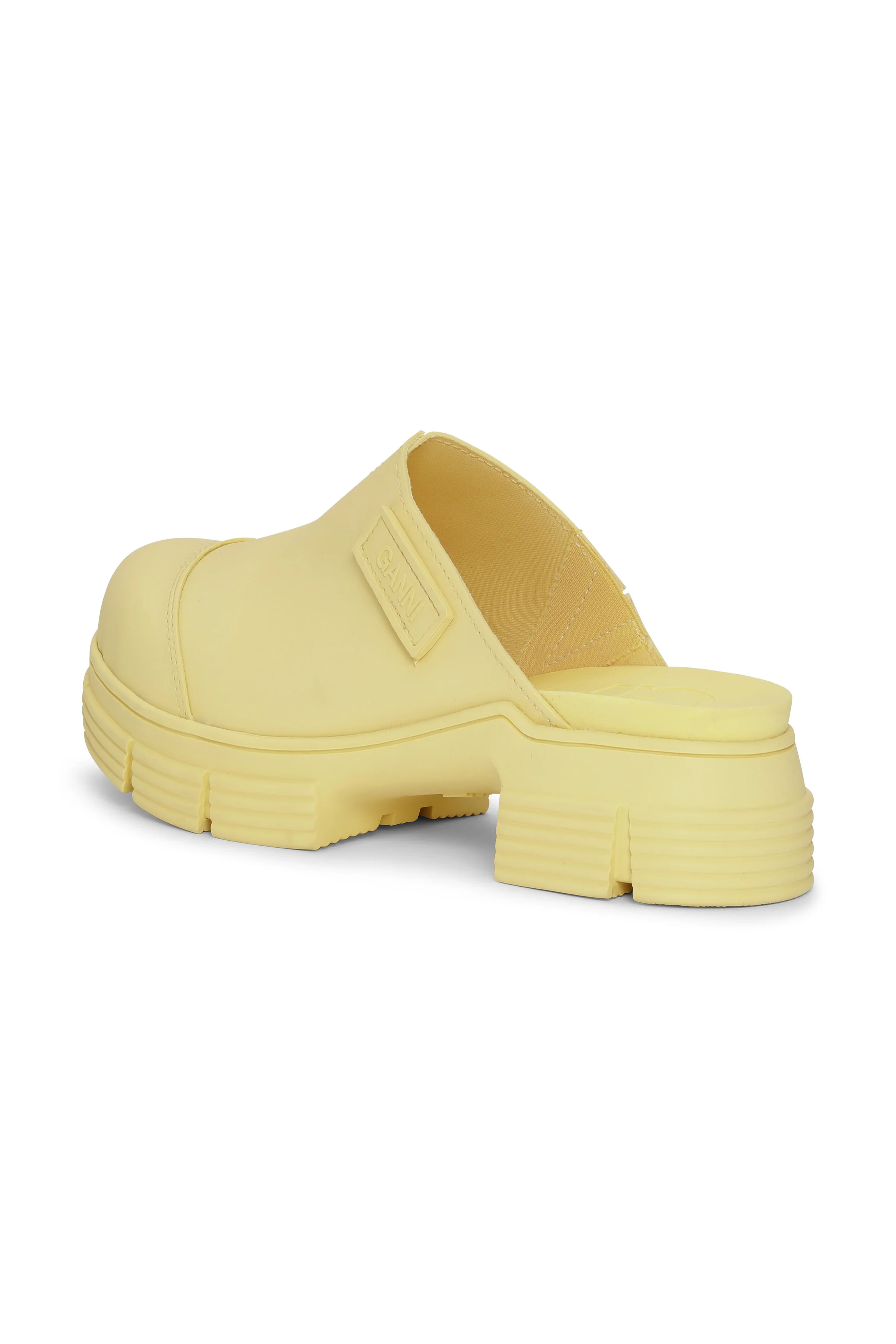 Recycled Rubber City Mules | Pale Banana - Image 2