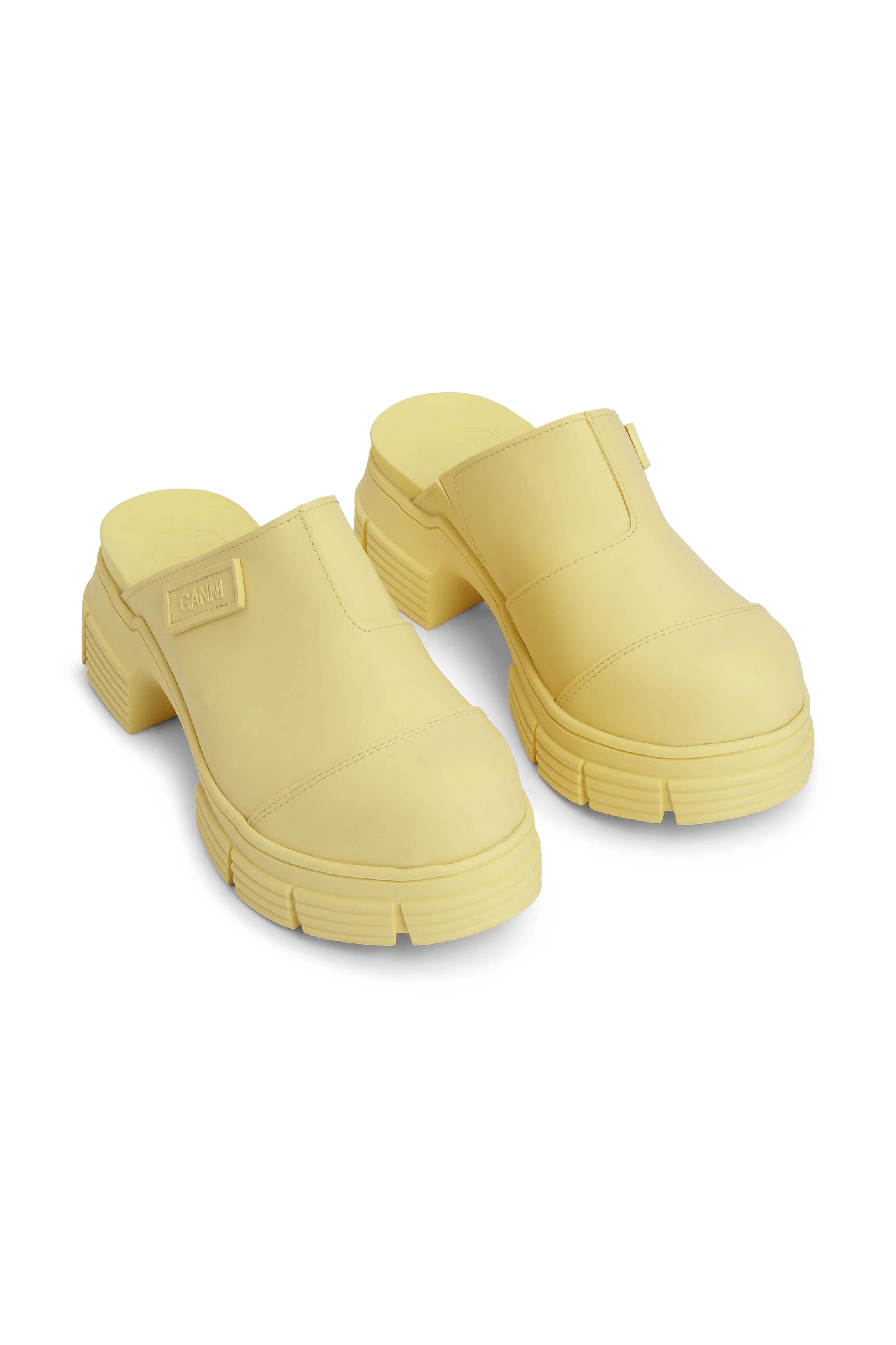 Recycled Rubber City Mules | Pale Banana - Image 3
