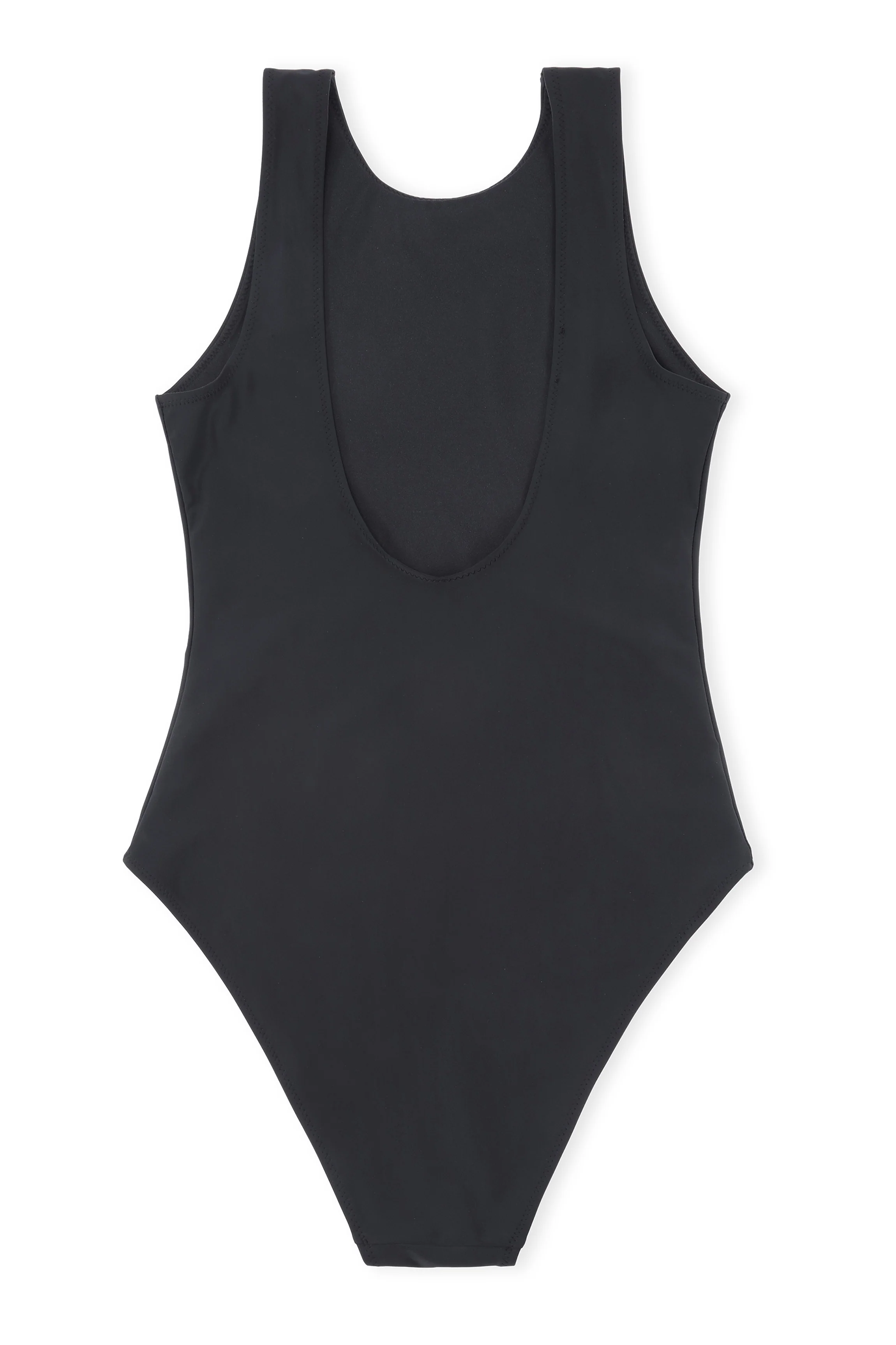 Recycled Solid Core Recycled Core Solid Sporty Swimsuit | Black - Image 2