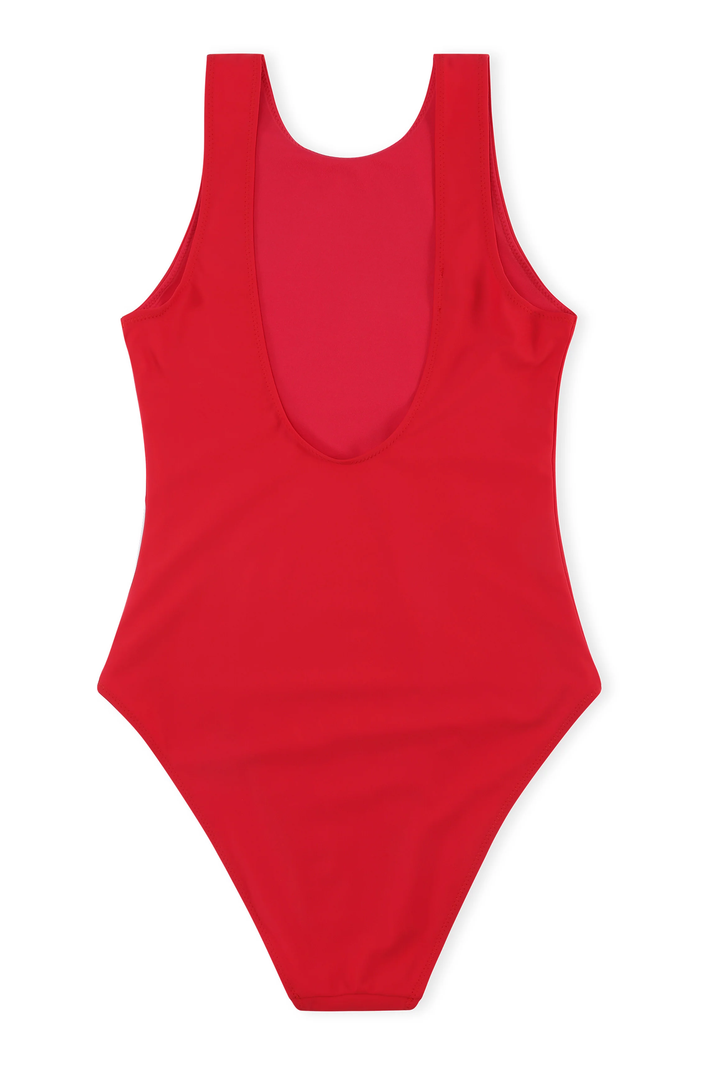 Recycled Solid Core Recycled Core Solid Sporty Swimsuit | High Risk Red - Image 2