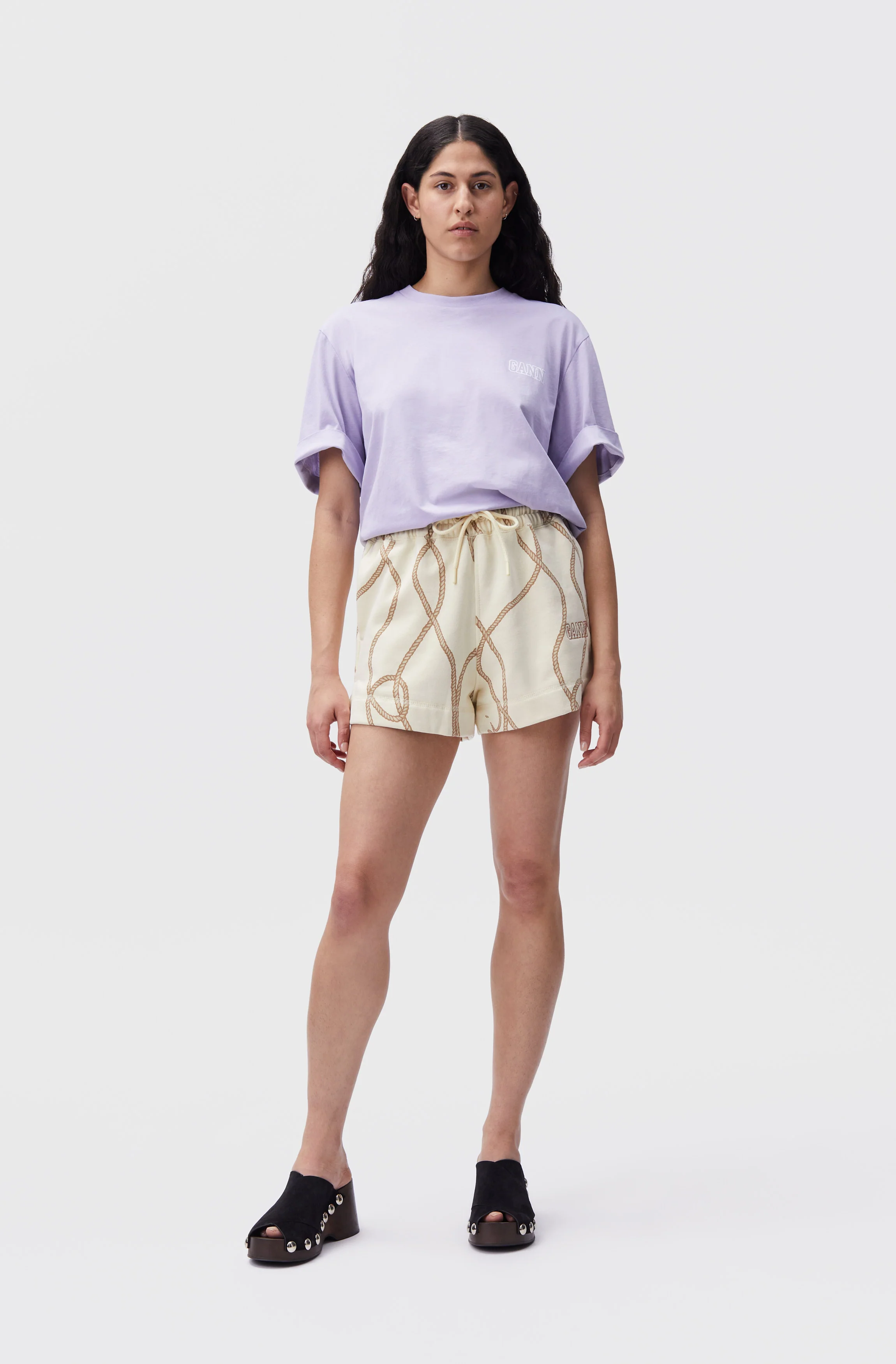 Relaxed Logo T-Shirt | Cosmic Sky - Image 4