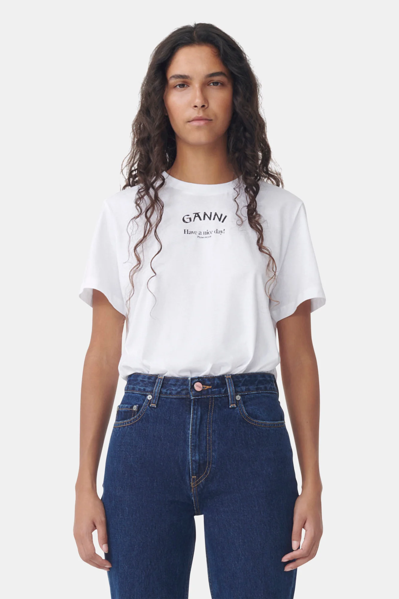 Relaxed O-neck T-Shirt | Bright White - Image 6