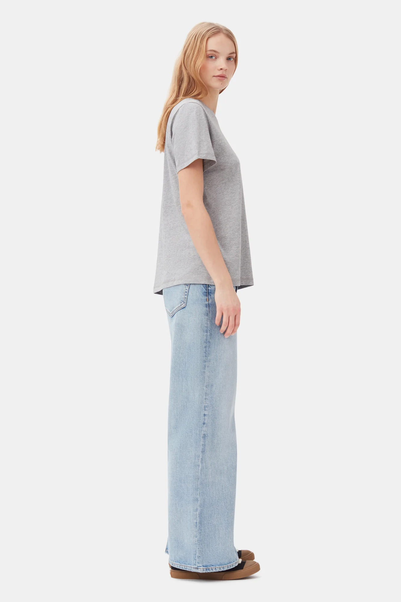 Relaxed O-neck T-Shirt | Paloma Melange - Image 10