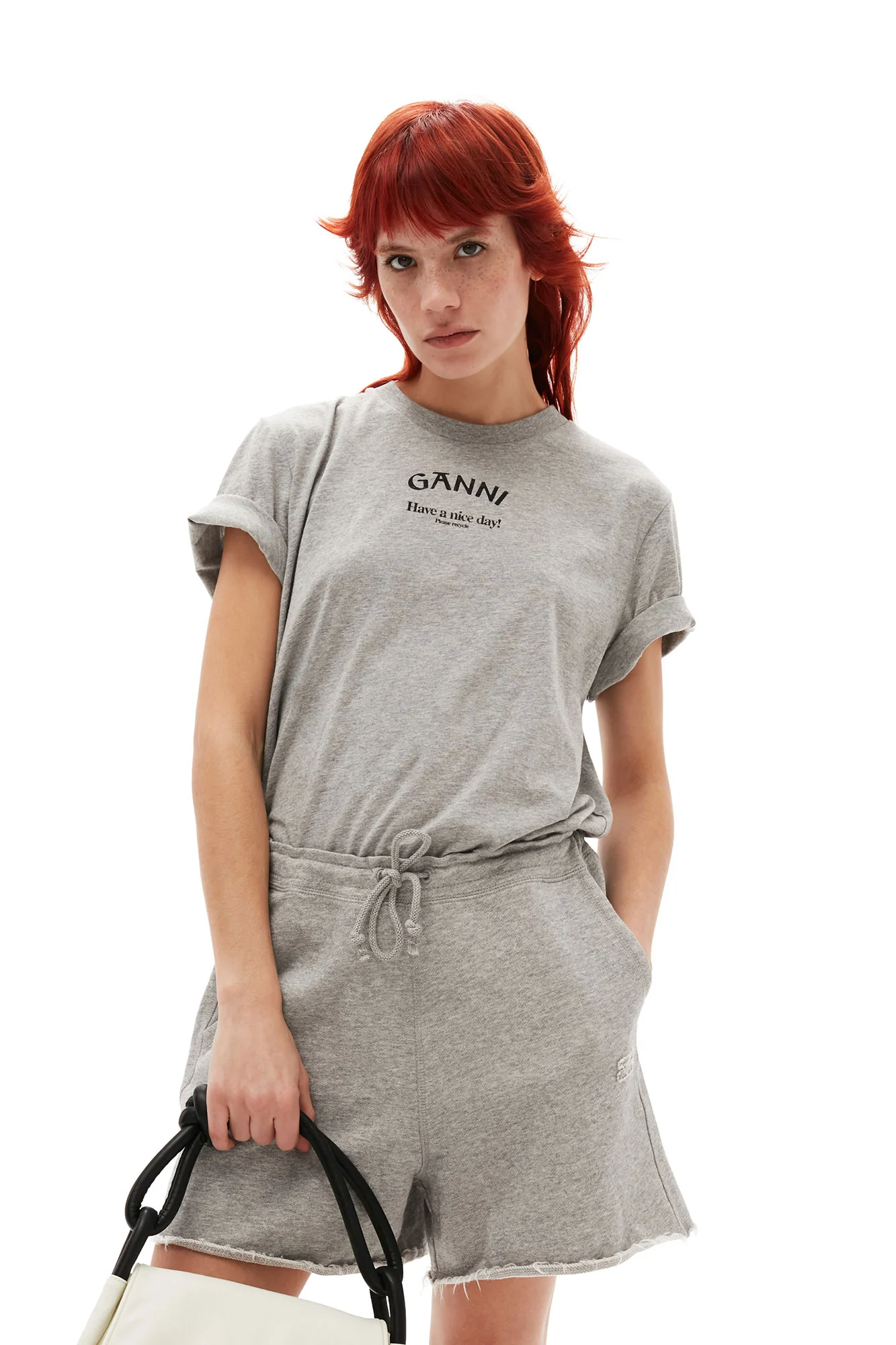 Relaxed O-neck T-Shirt | Paloma Melange - Image 9
