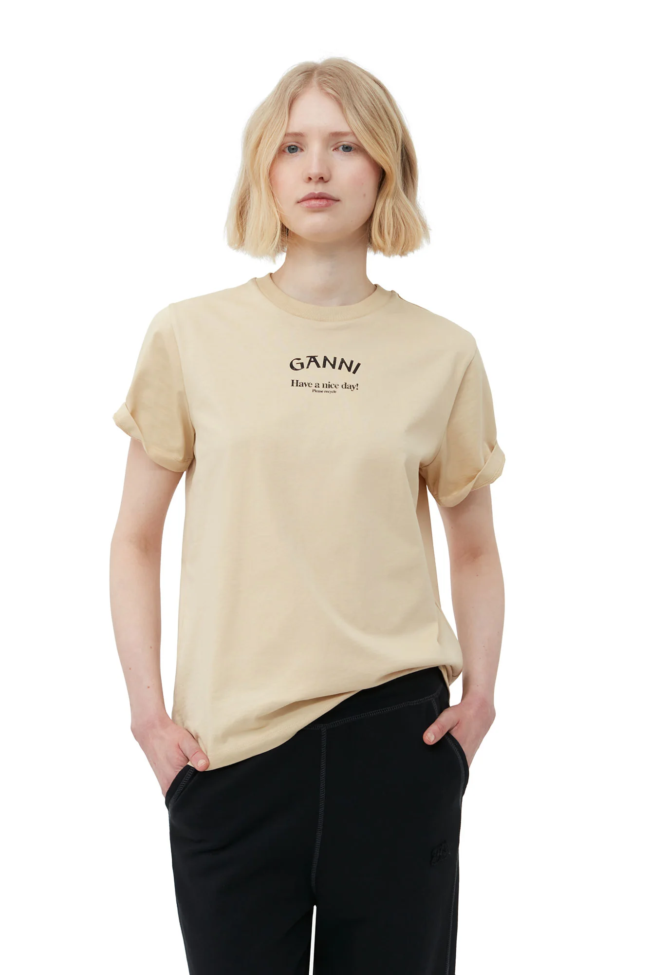 Relaxed T-Shirt | Pale Khaki - Image 6
