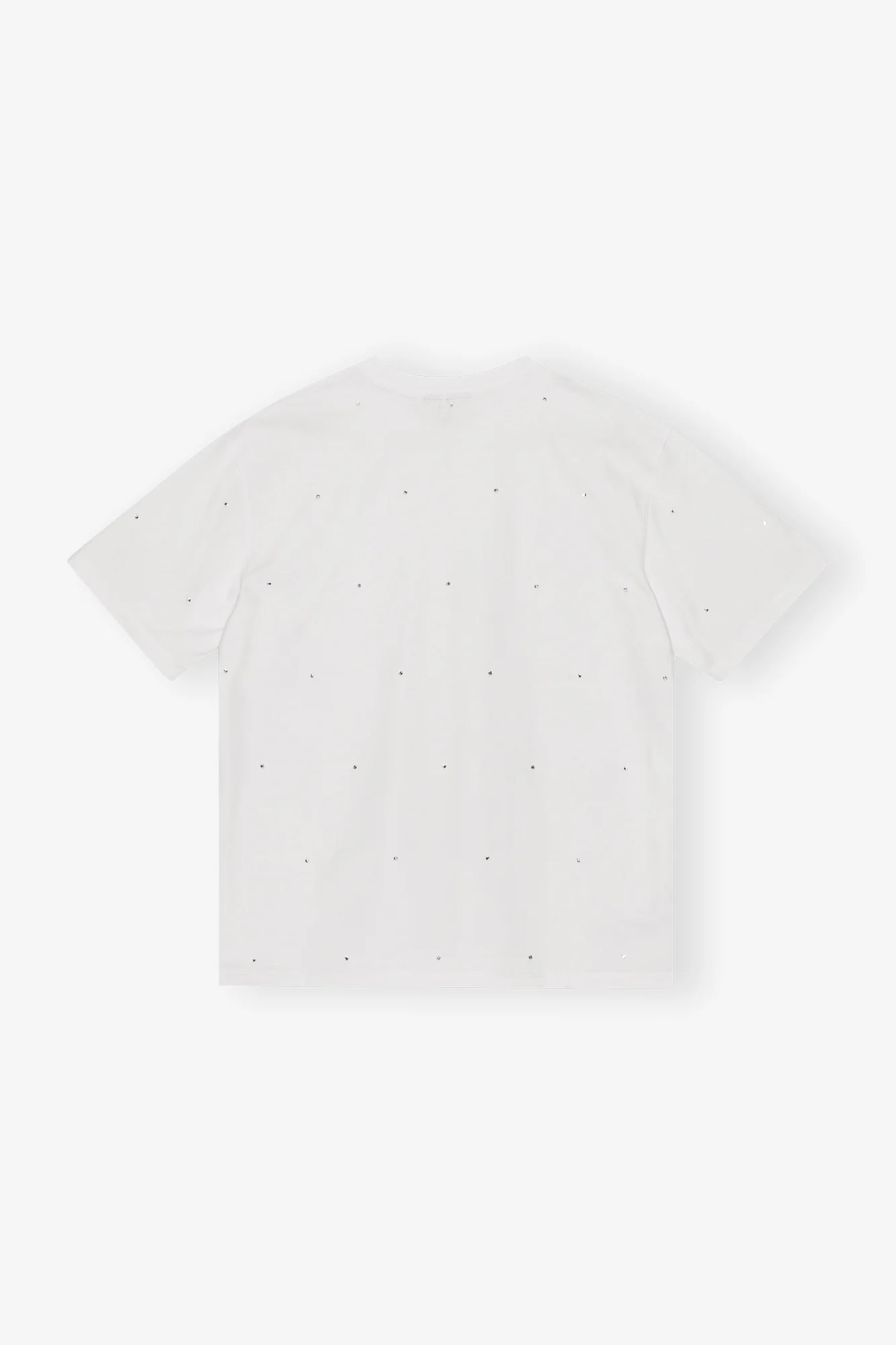 Rhinestone Cotton T-Shirt | Bright White - Image 2