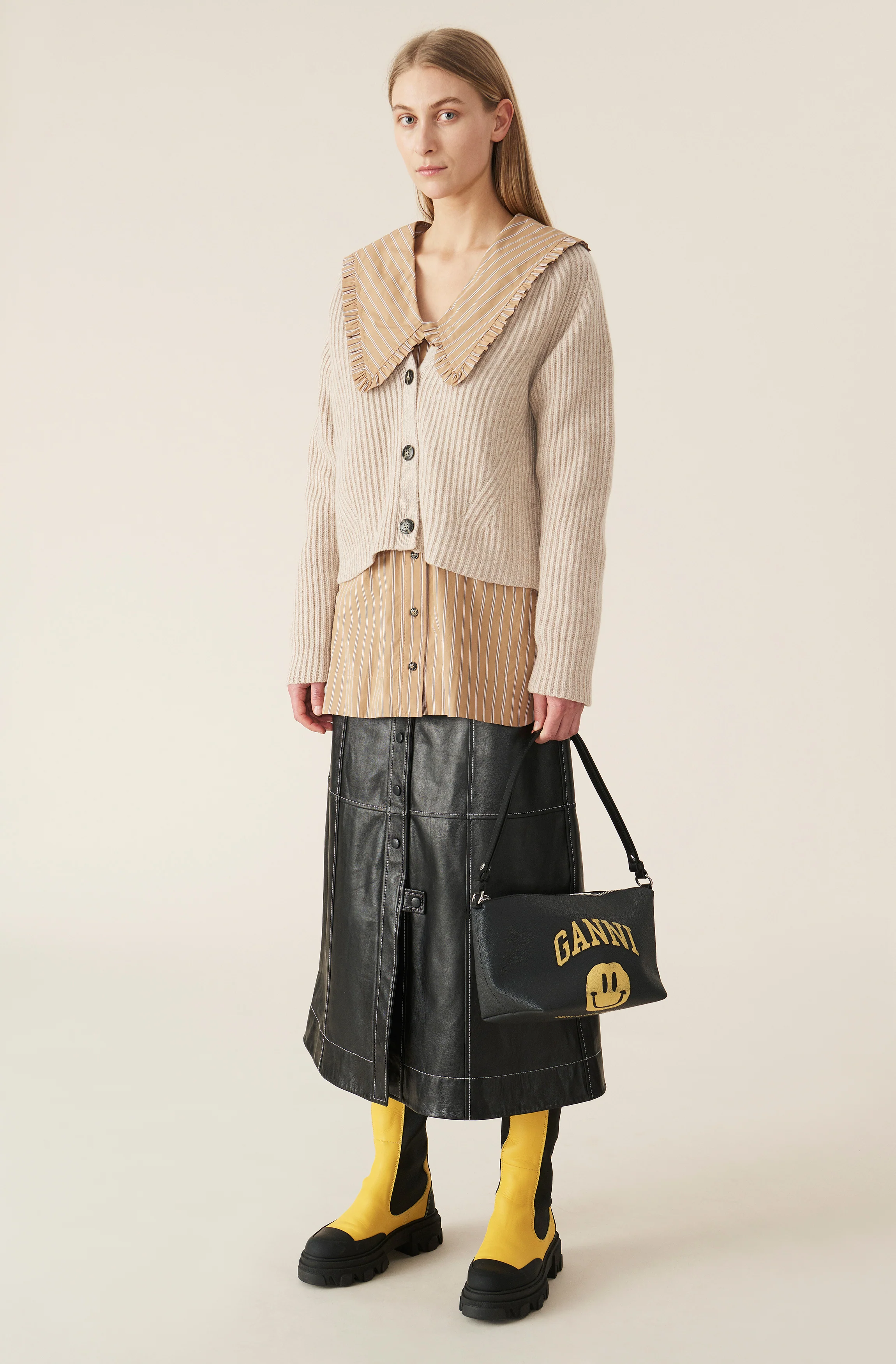 Rib Knit Cardigan | Brazilian Sand - Image 3
