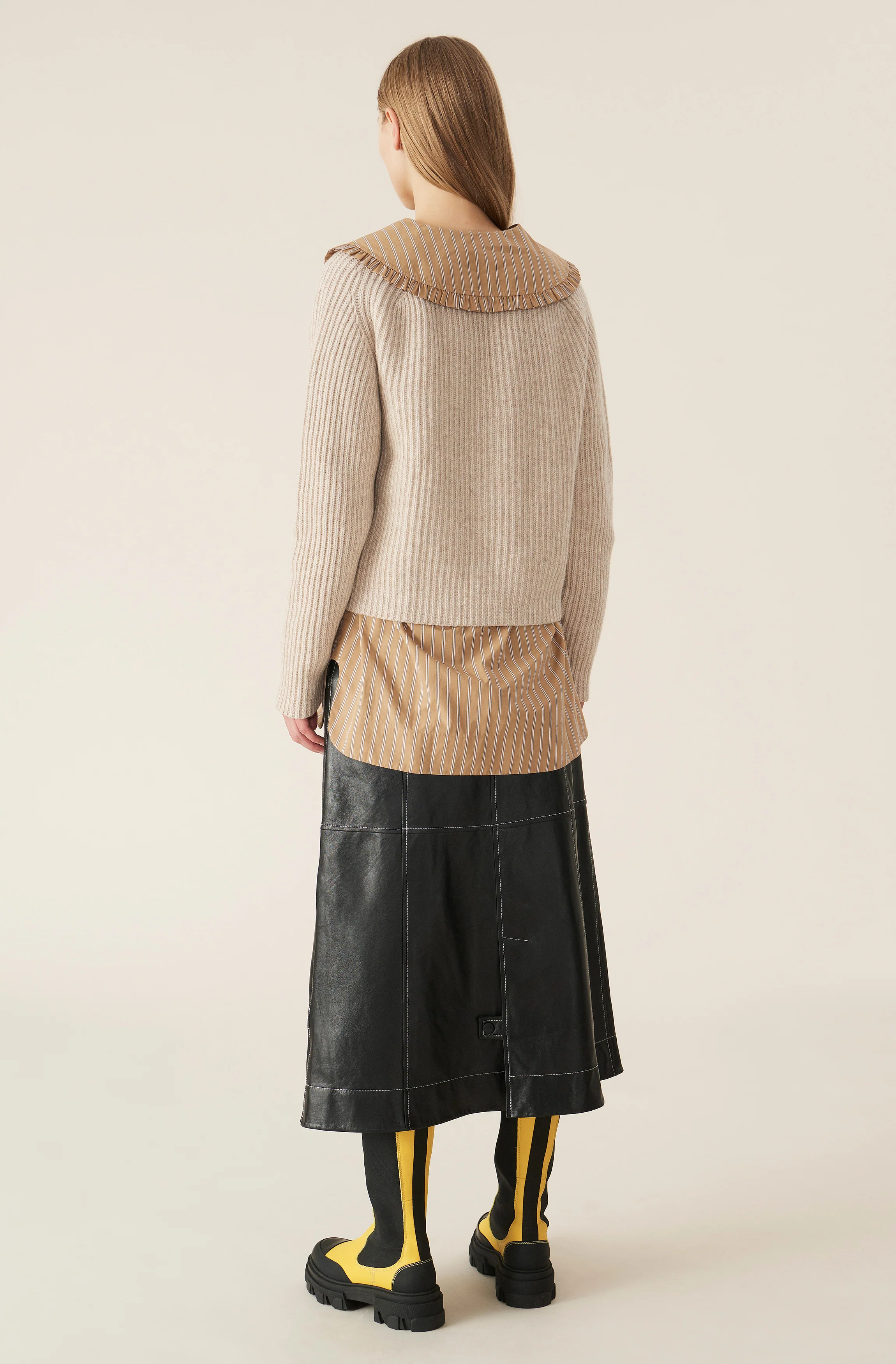 Rib Knit Cardigan | Brazilian Sand - Image 4