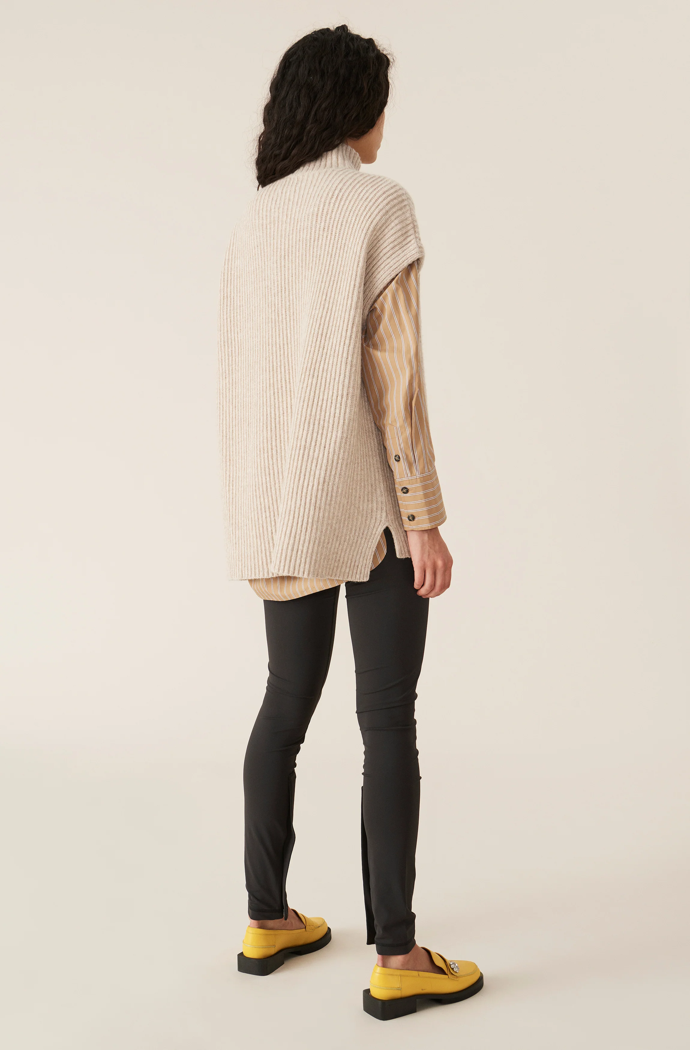 Rib Knit Vest | Brazilian Sand - Image 4