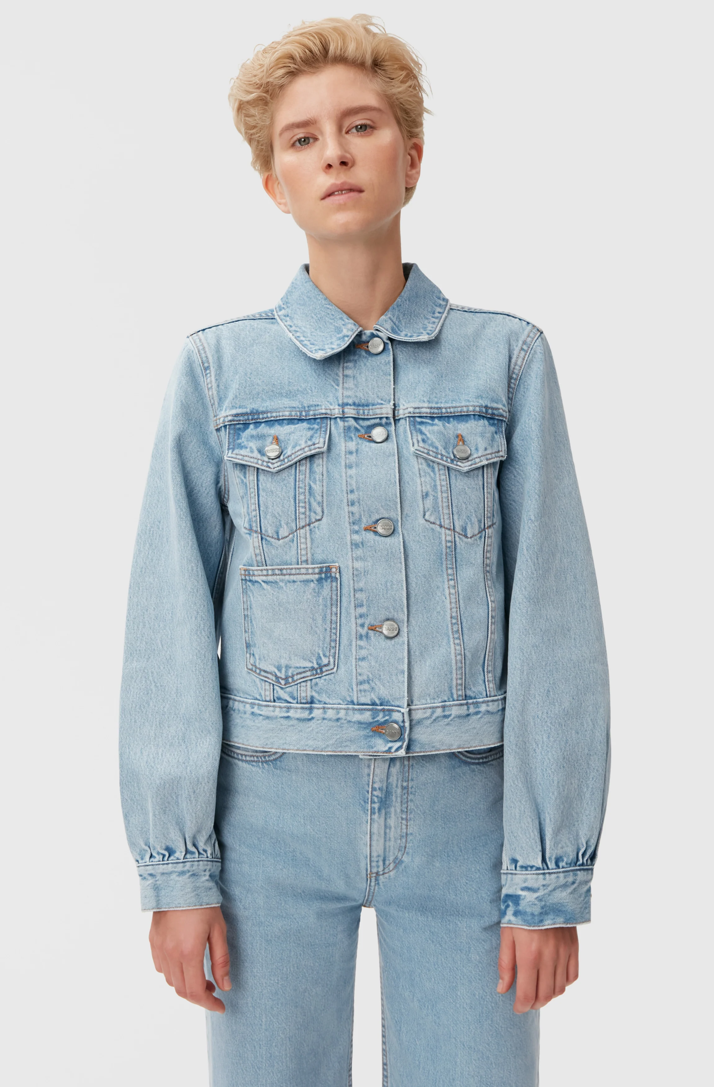 Rigid Denim Camy | Light Blue Stone - Image 3