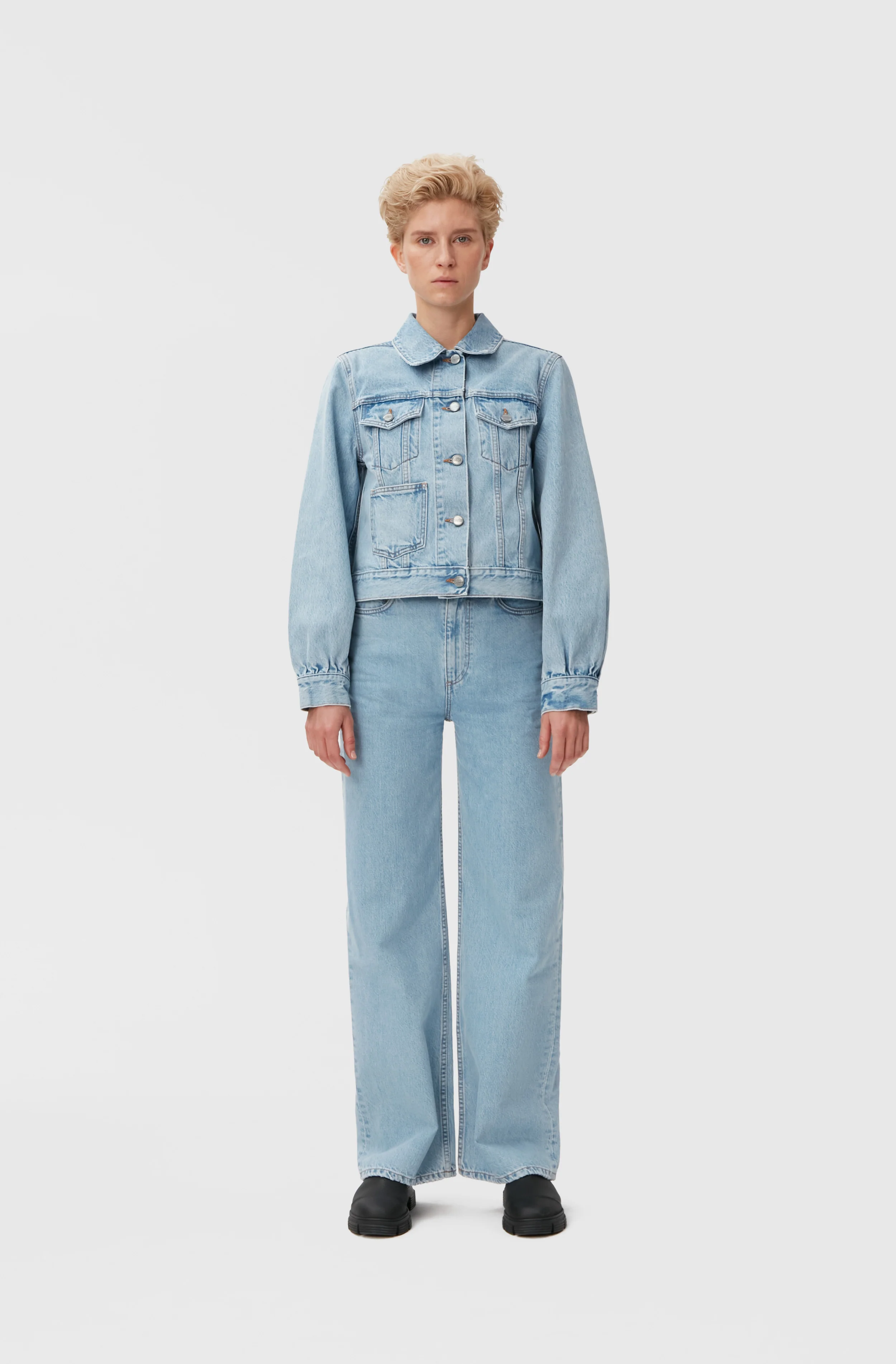 Rigid Denim Camy | Light Blue Stone - Image 4