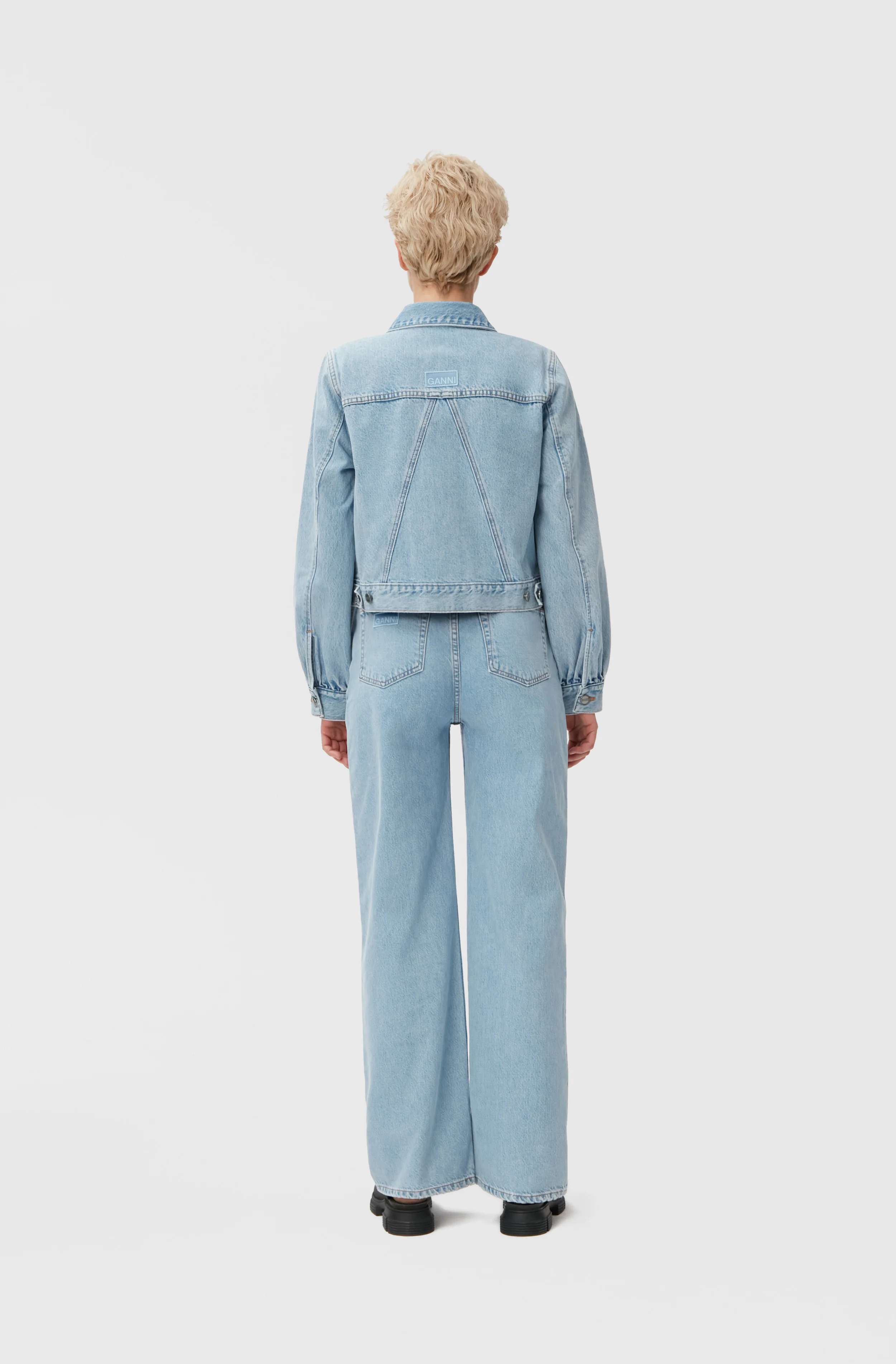 Rigid Denim Camy | Light Blue Stone - Image 5