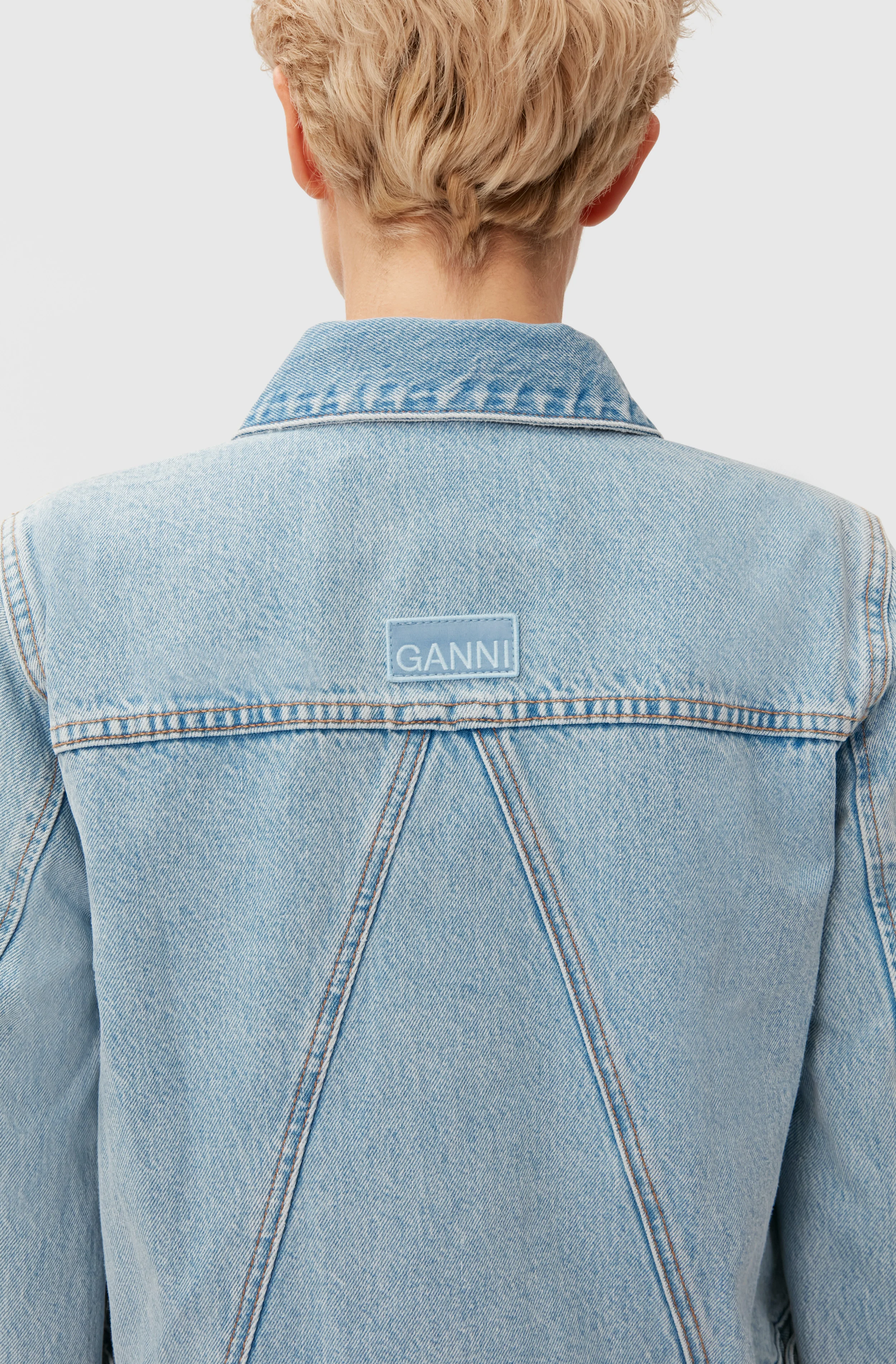 Rigid Denim Camy | Light Blue Stone - Image 7