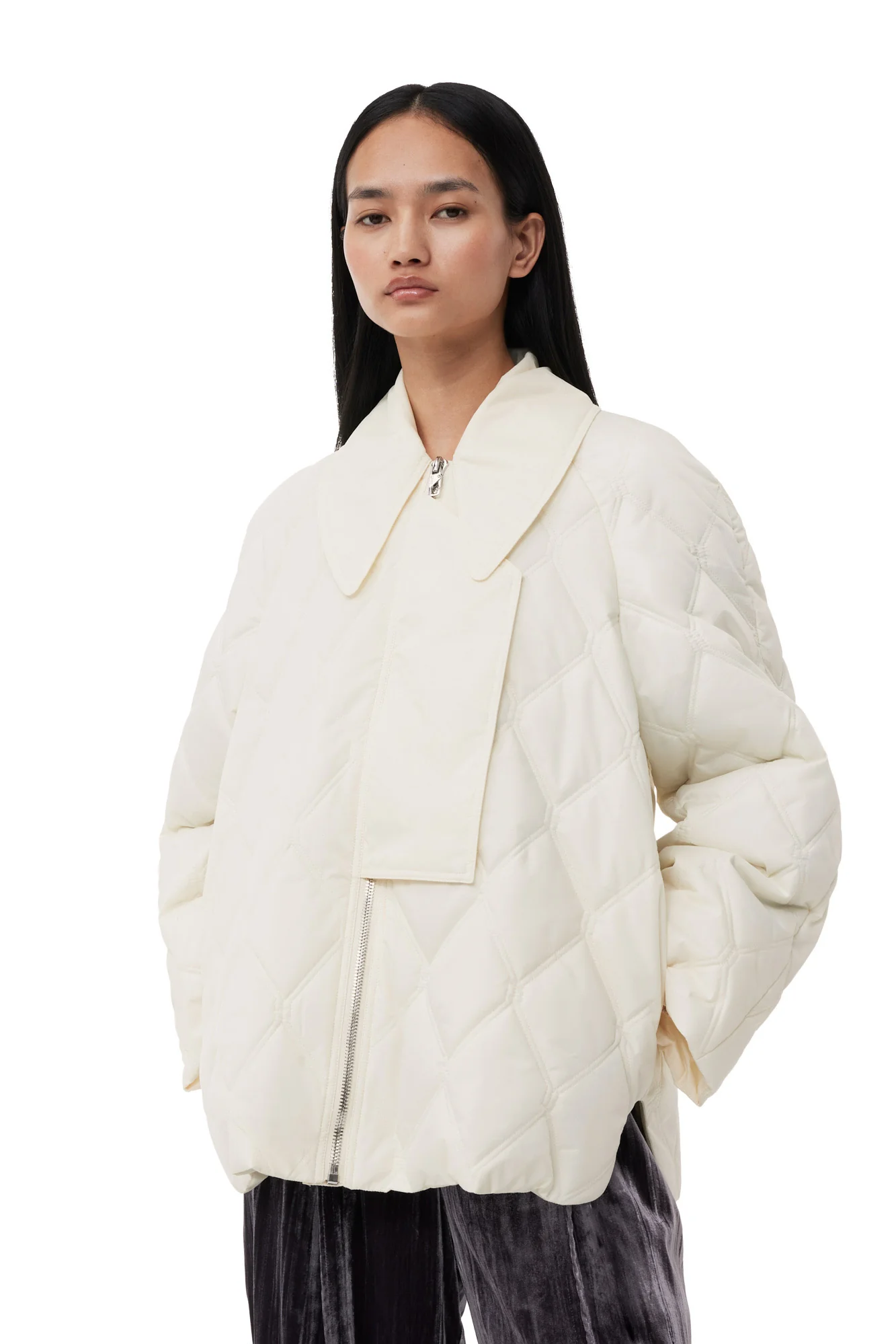 Ripstop Quilt Jacket | Egret