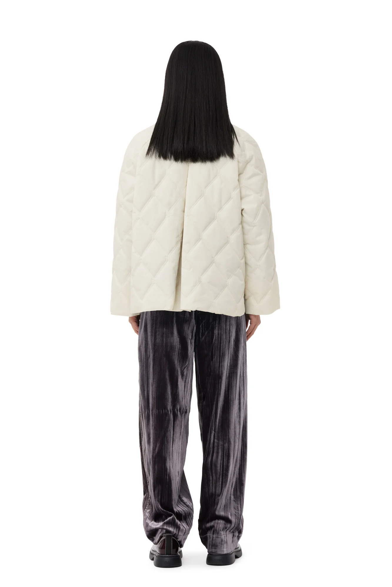 Ripstop Quilt Jacket | Egret - Image 4