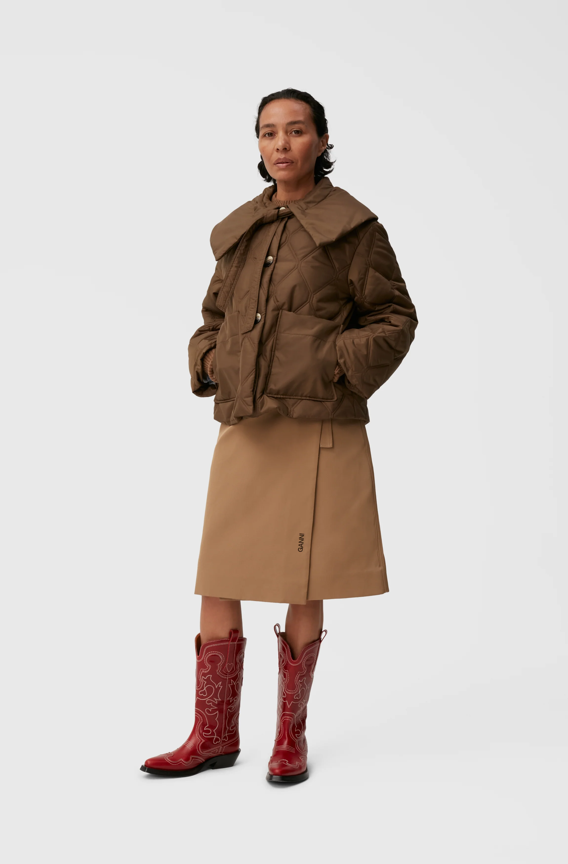 Ripstop Quilt Jacket | Teak - Image 3