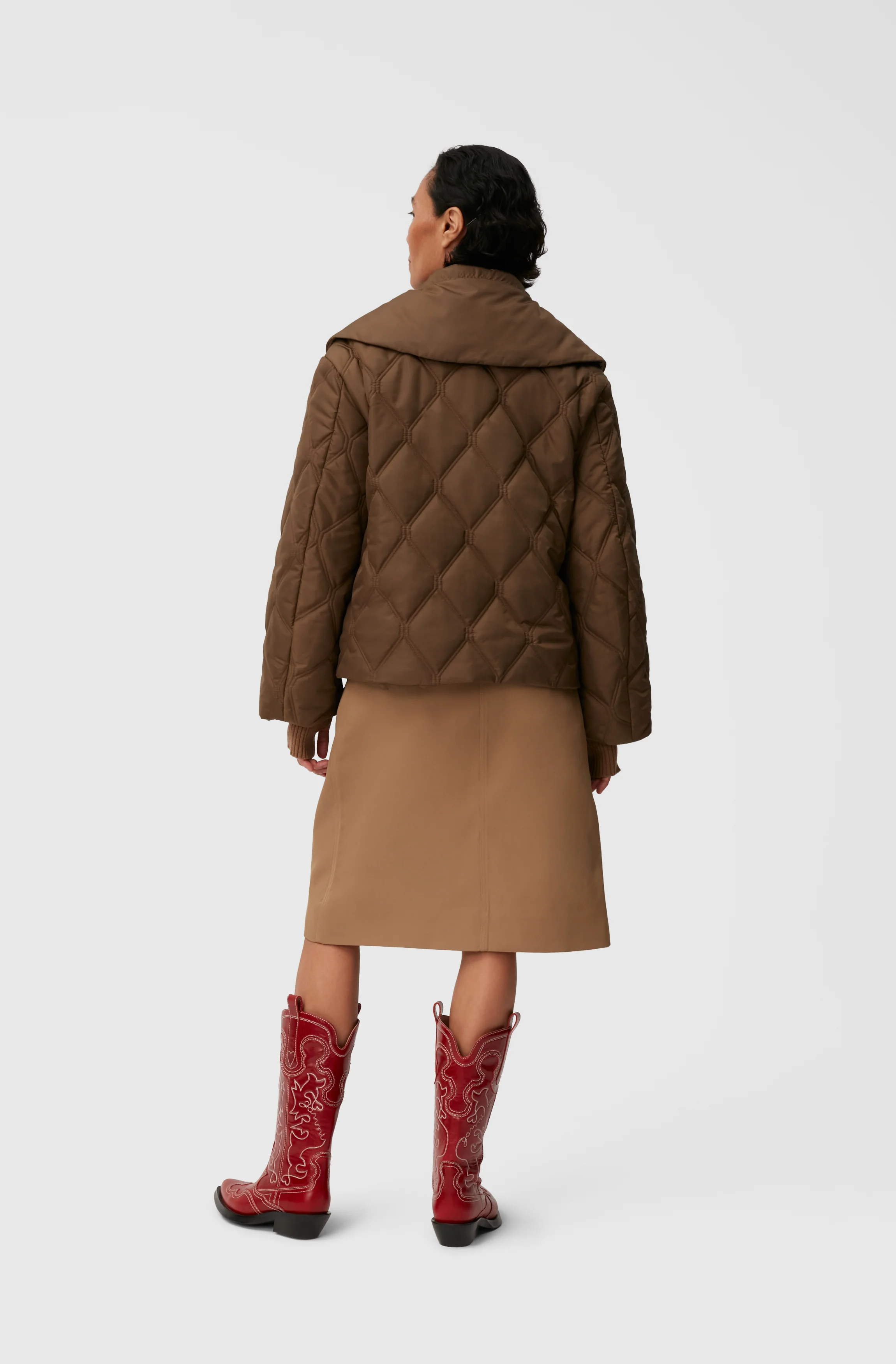 Ripstop Quilt Jacket | Teak - Image 4