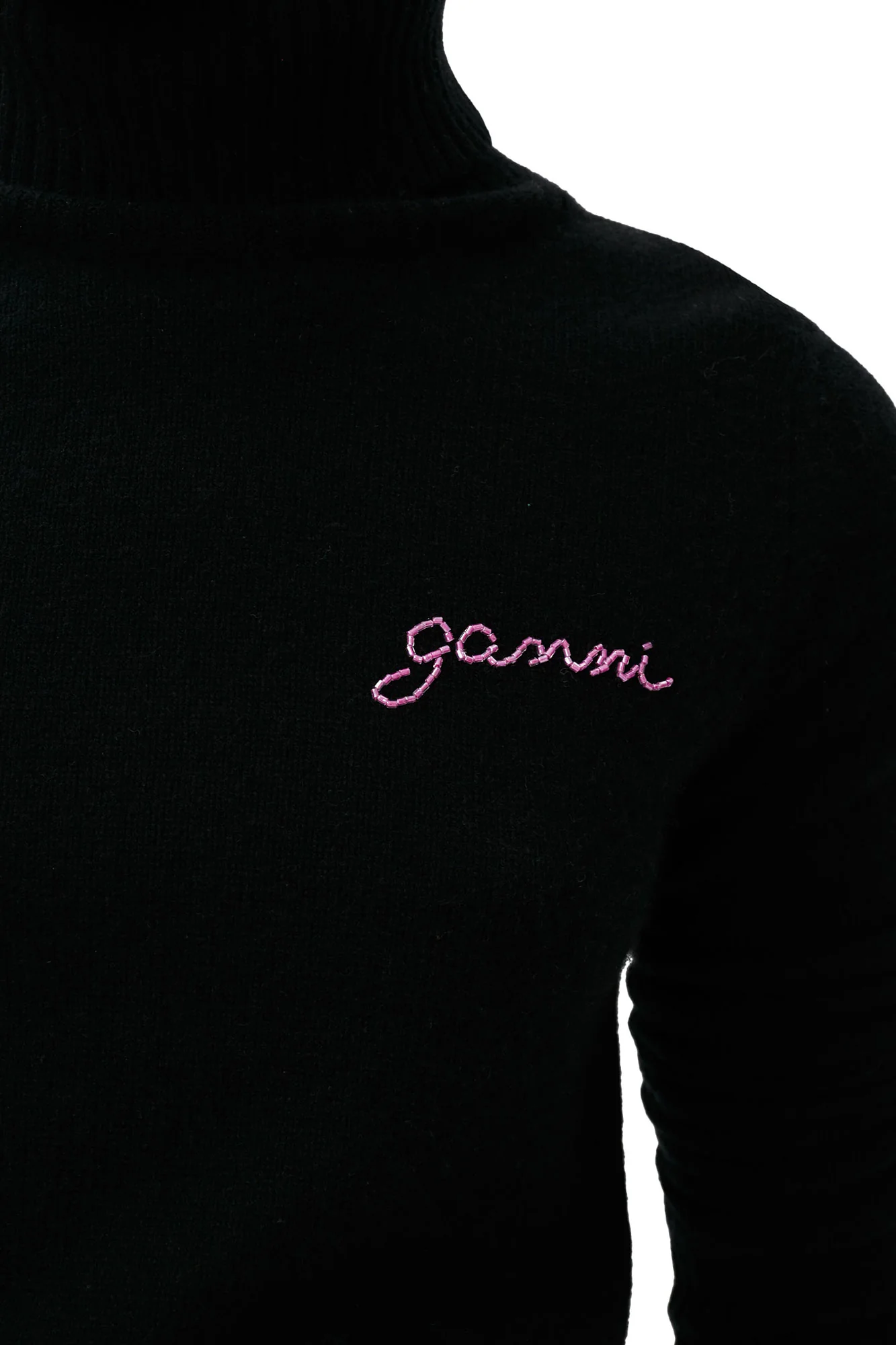 Rollneck Pullover | Black - Image 10