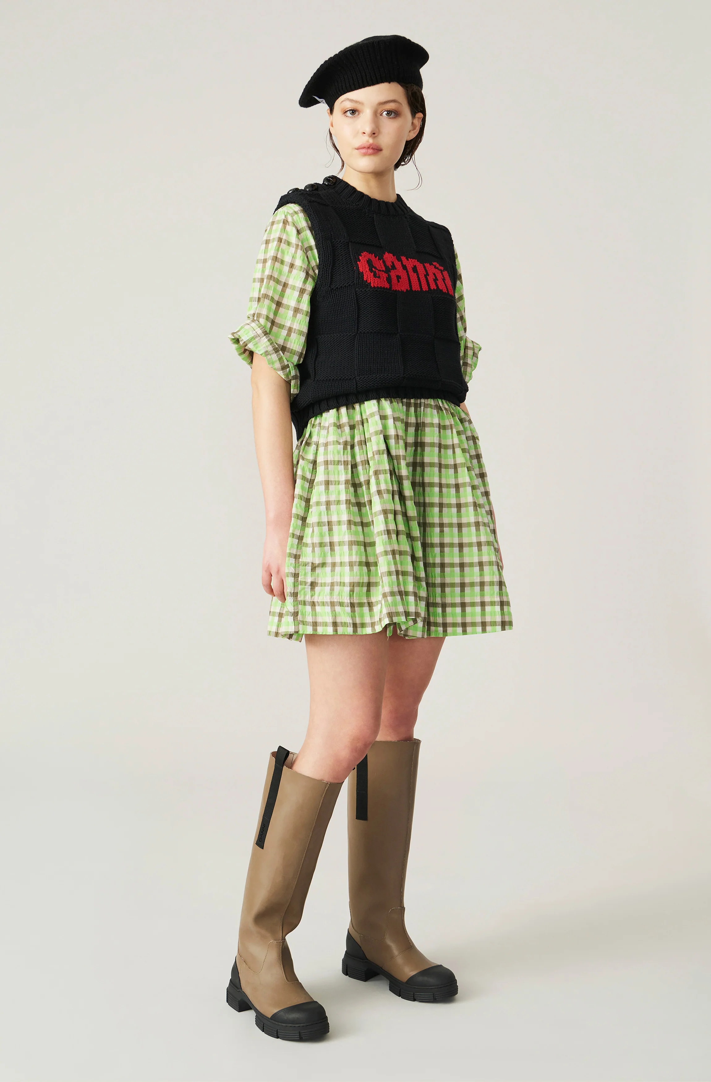 Rubber Knee Boots | Fossil - Image 2