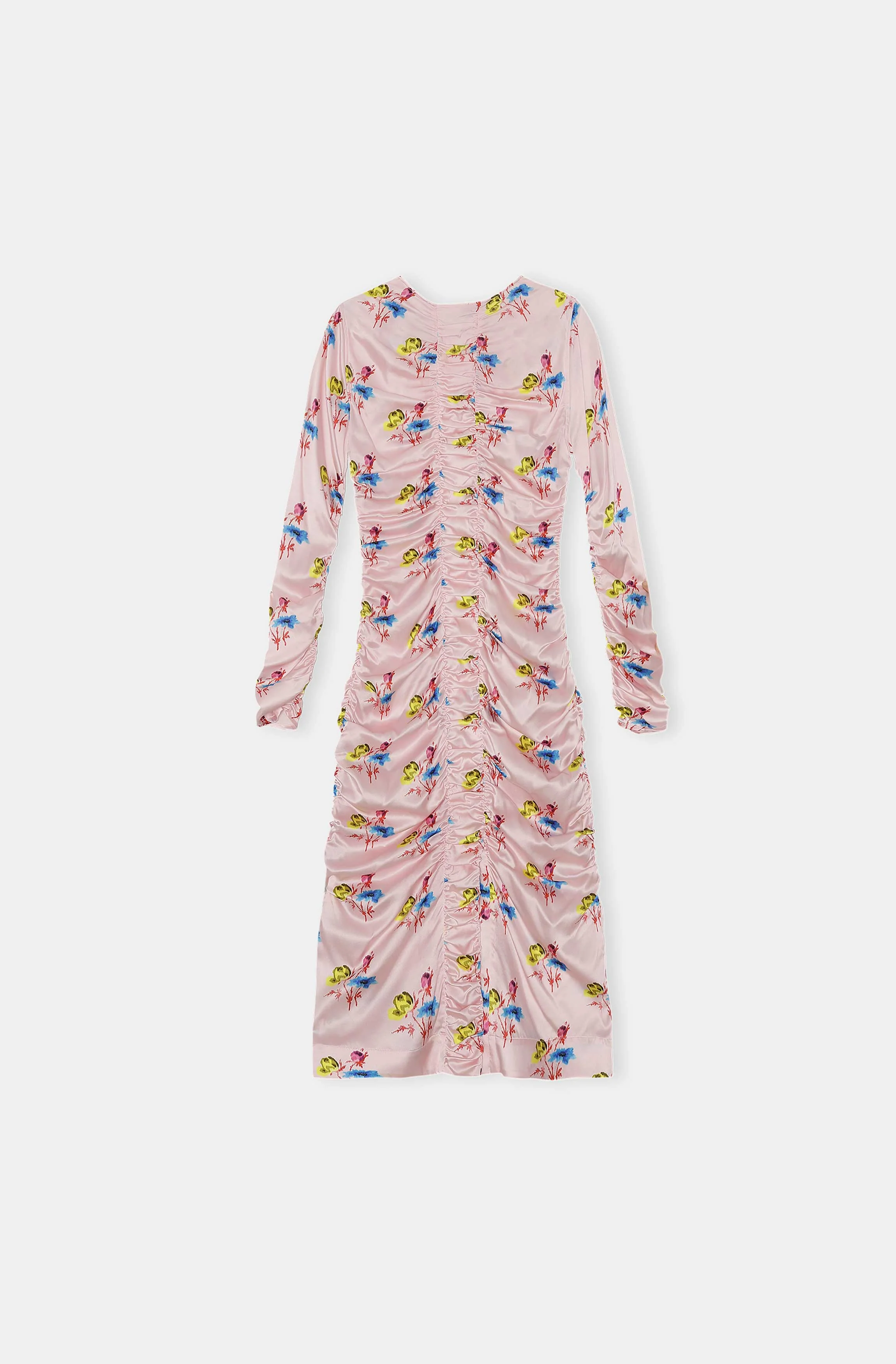 Ruched Maxi Dress | Floral Light Lilac - Image 2