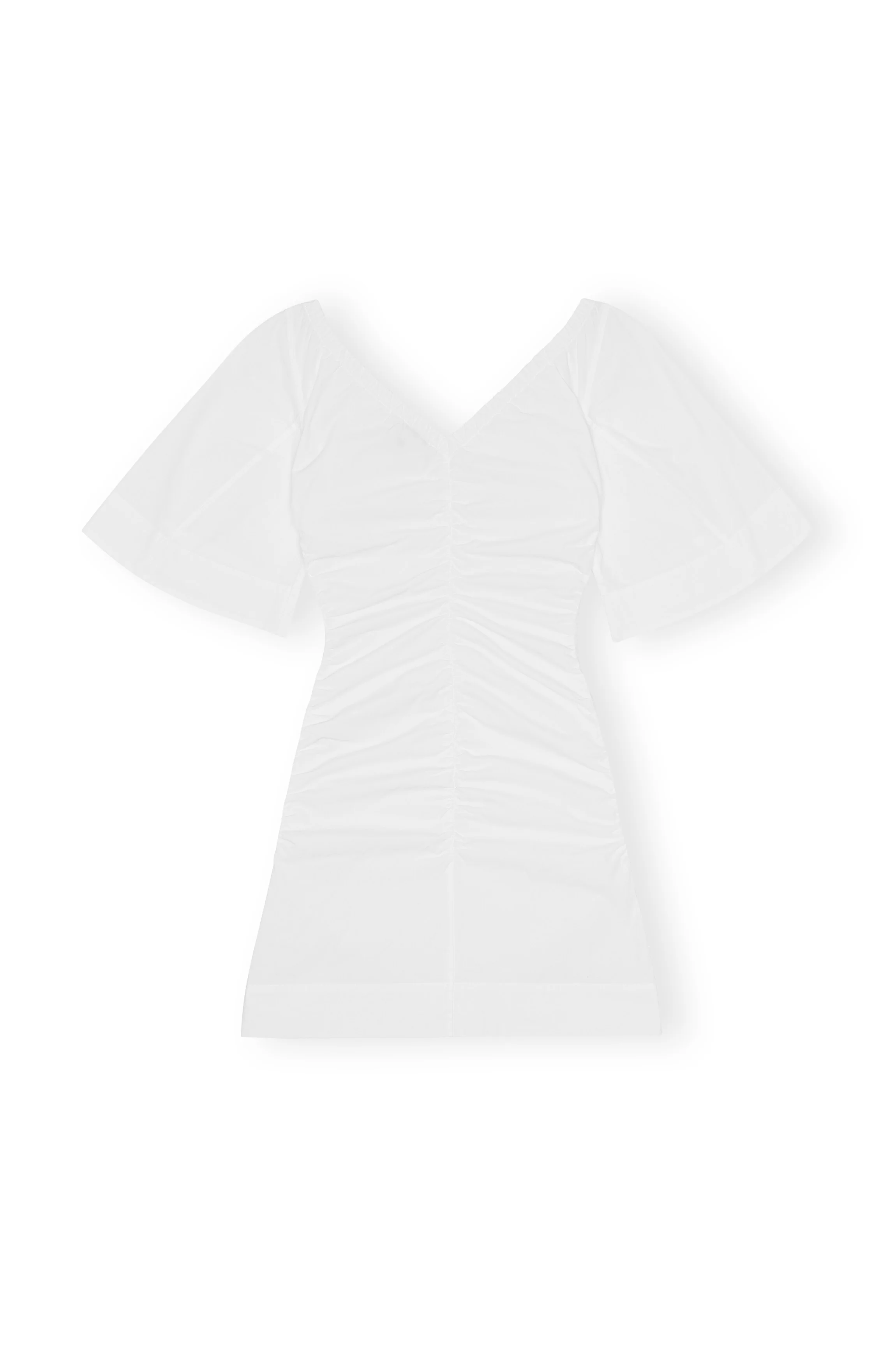 Ruched Mini Dress | Bright White - Image 2
