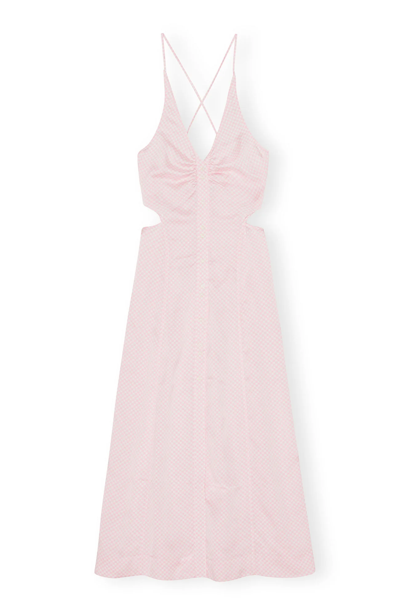 Satin Maxi Dress | Light Lilac