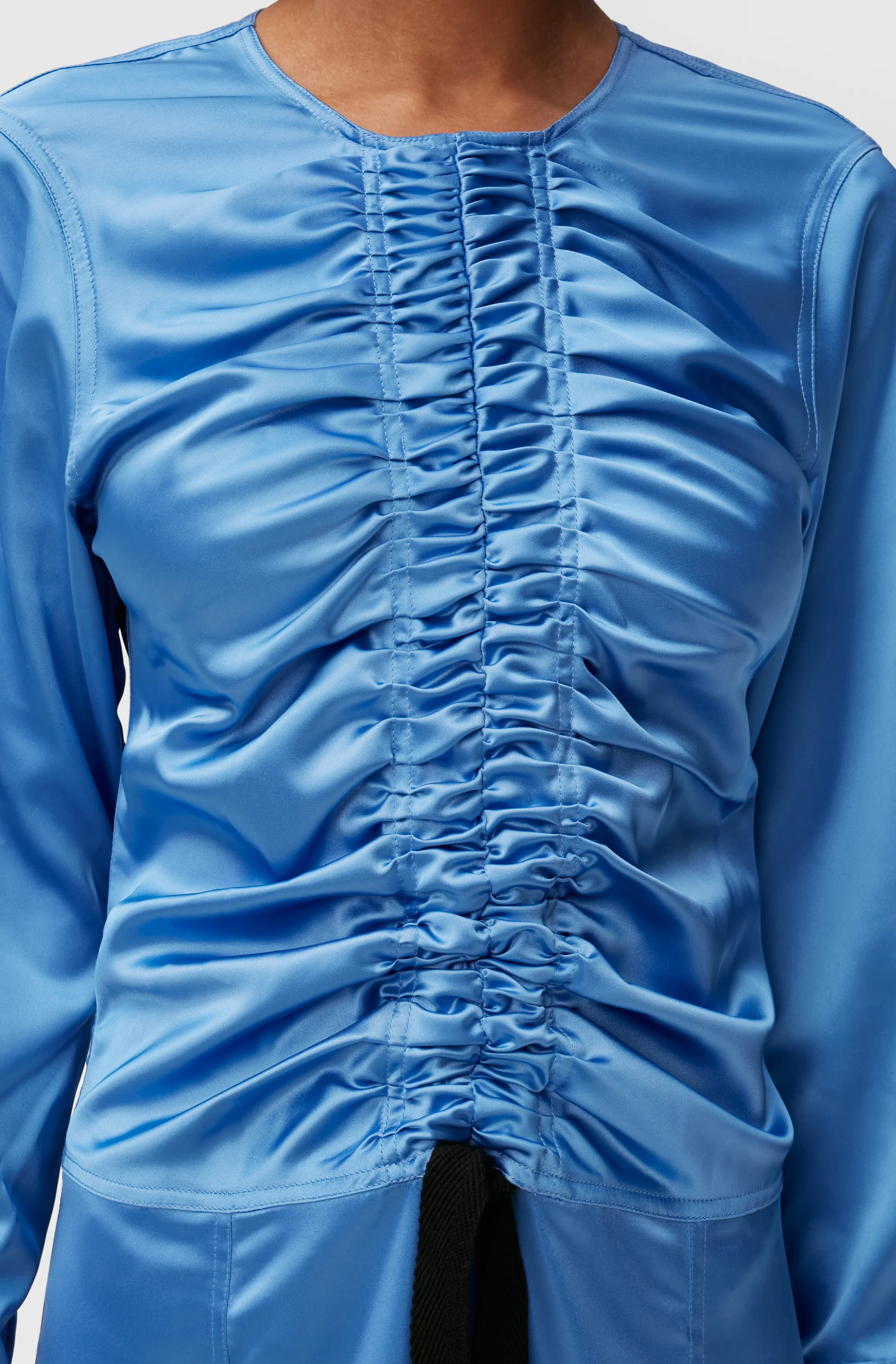 Satin Midi Dress | Granada Sky - Image 5