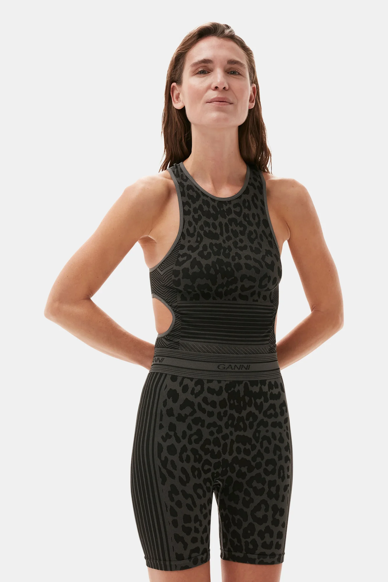 Seamless Jacquard Shorts | Black - Image 5