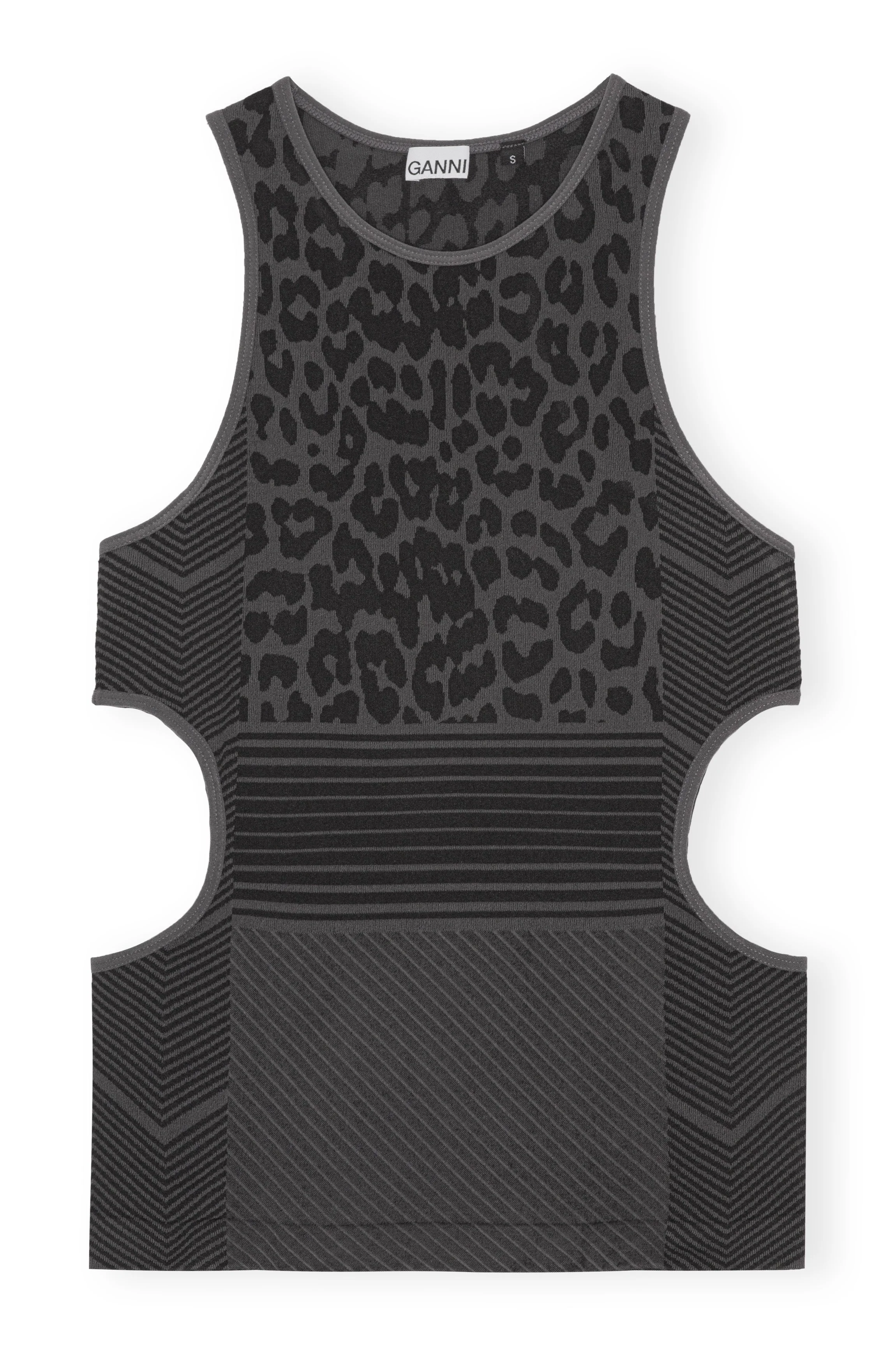 Seamless Jacquard Top | Black