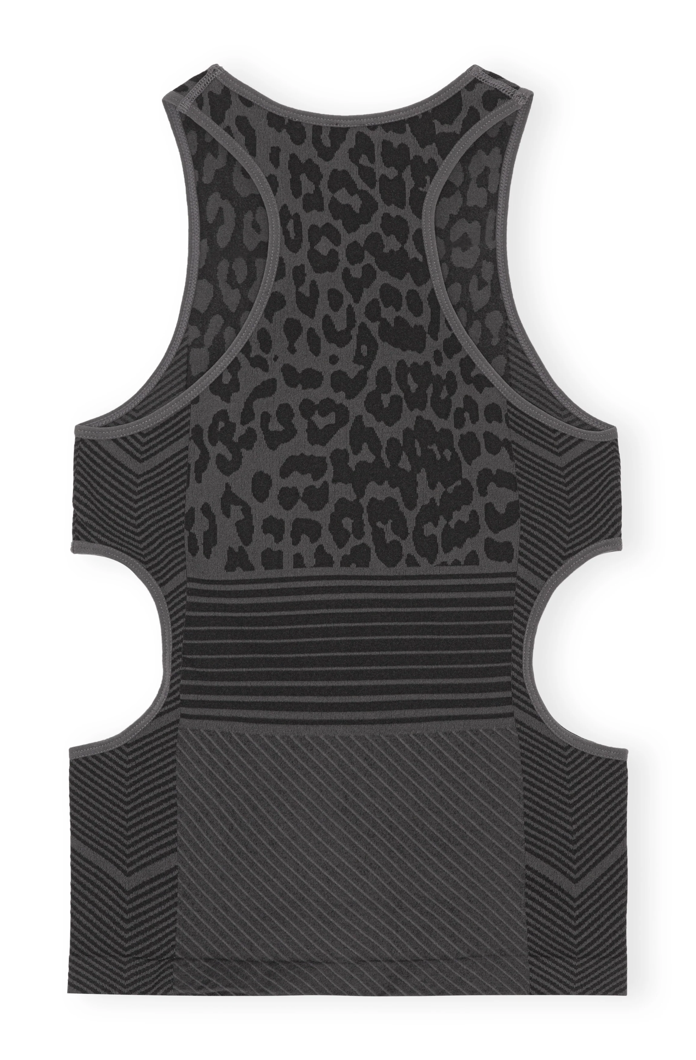 Seamless Jacquard Top | Black - Image 3