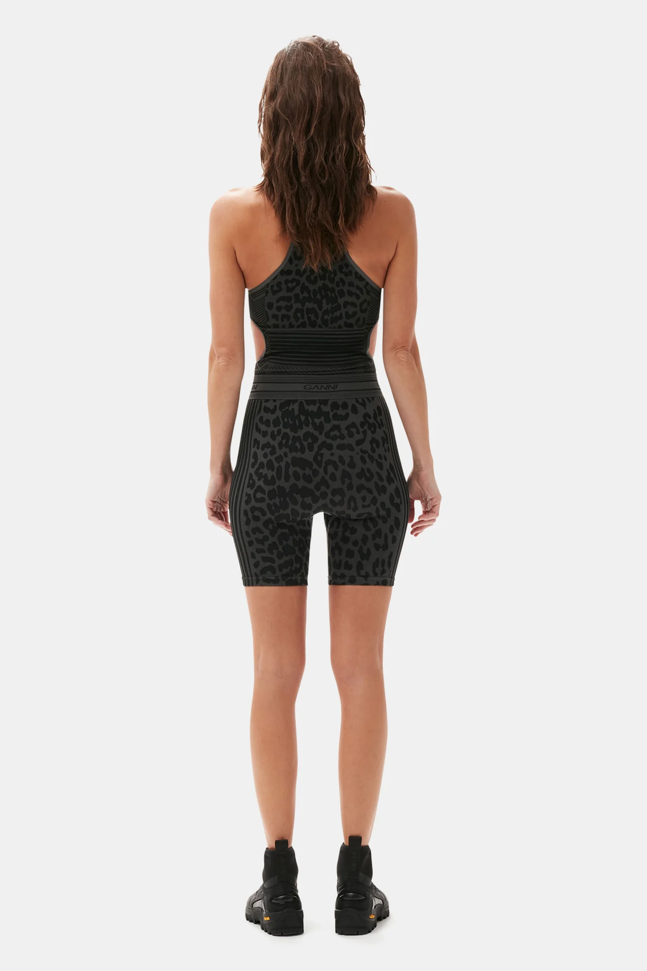 Seamless Jacquard Top | Black - Image 6