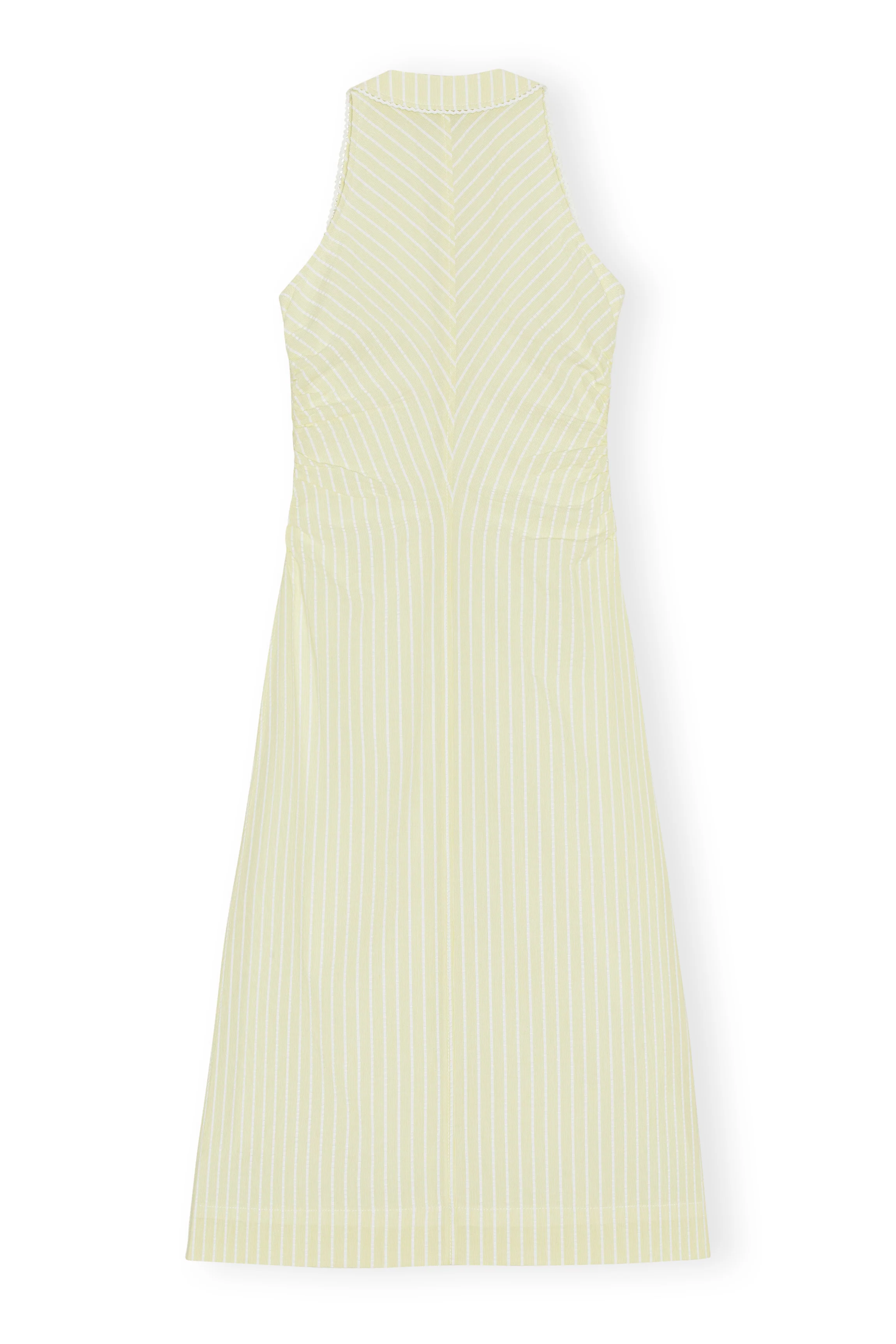 Seersucker Midi Dress | Stripe Flan - Image 2