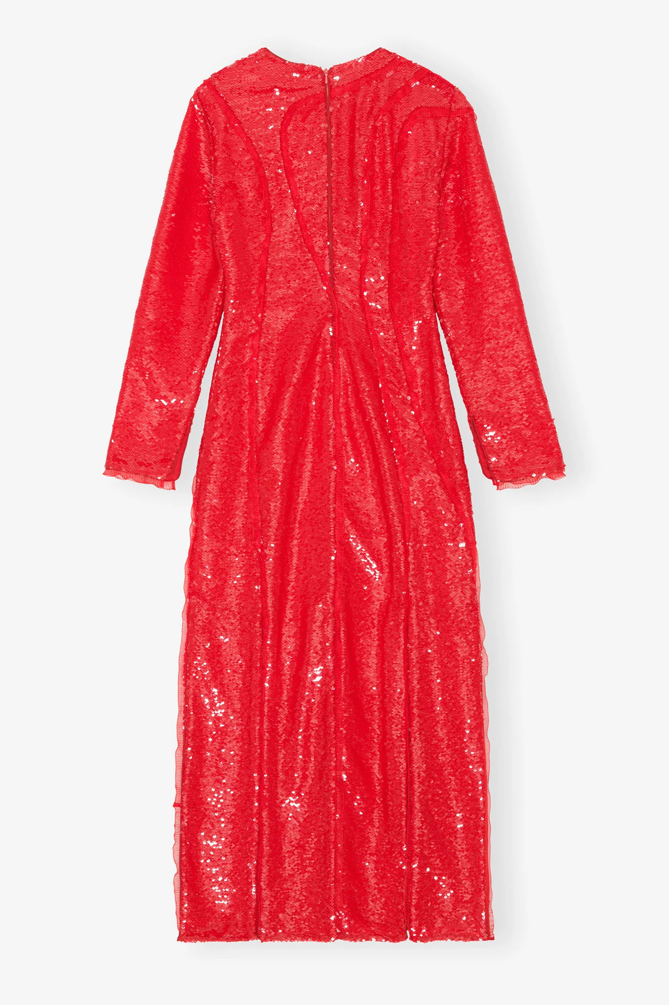 Sequins Maxi Dress | Fiery Red - Image 4
