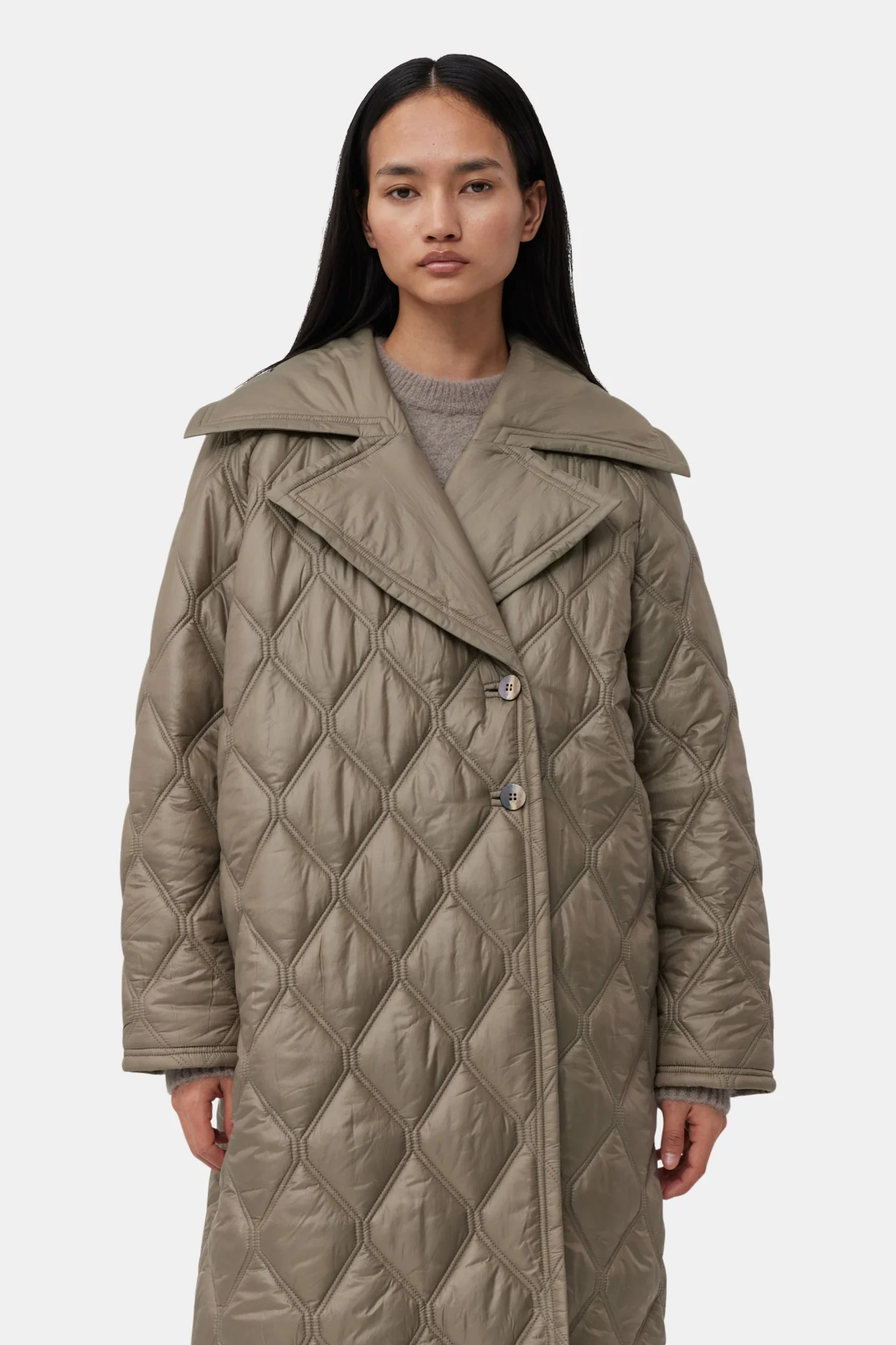 Shiny Quilt Coat | Fallen Rock - Image 6