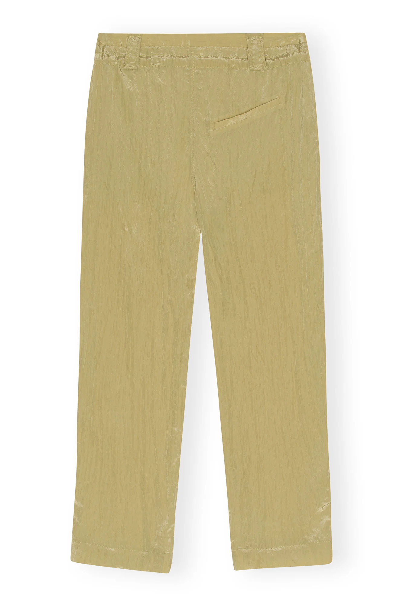 Shiny Tech Trousers | Leek Green - Image 2