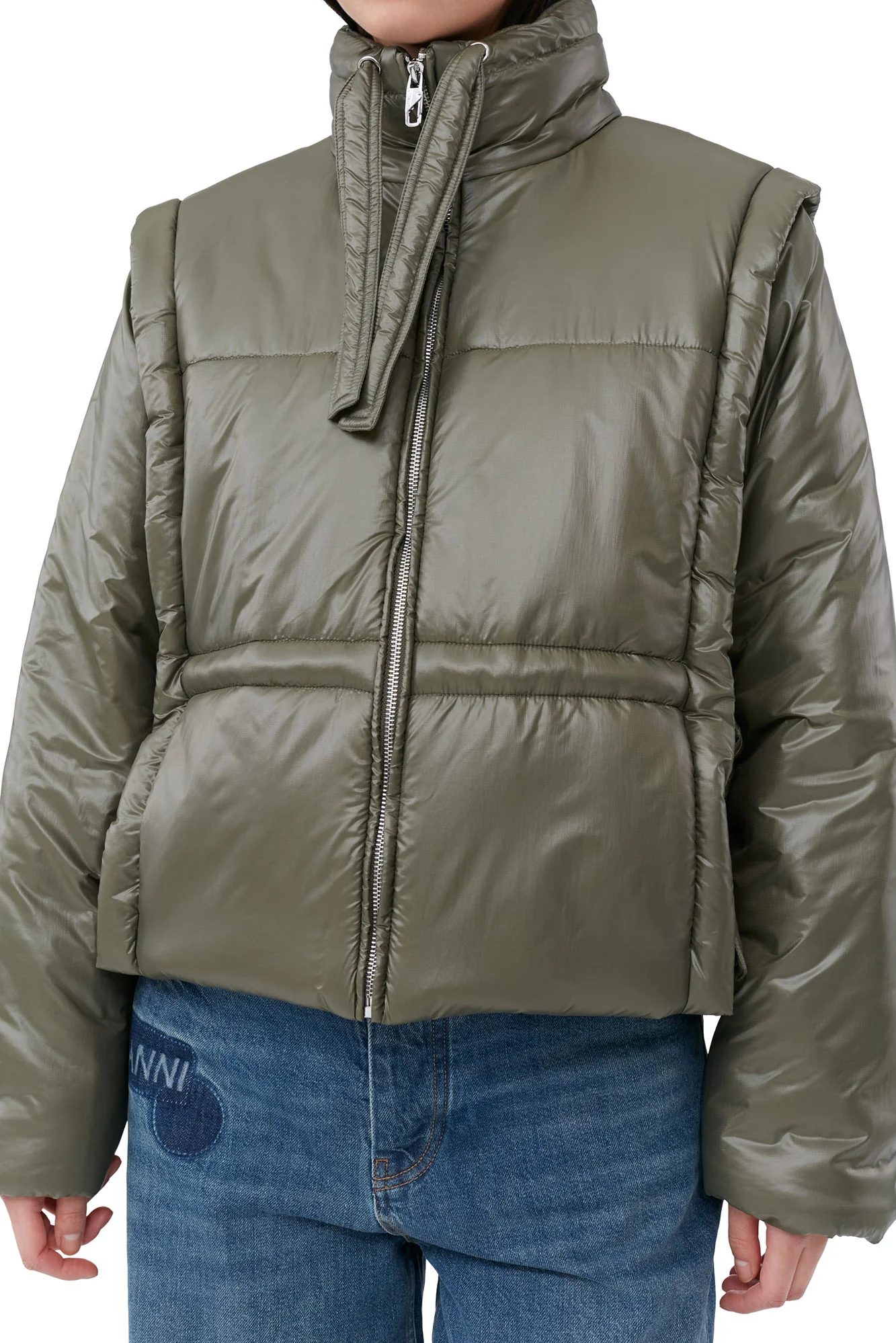 Shiny Vest Jacket | Kalamata - Image 4