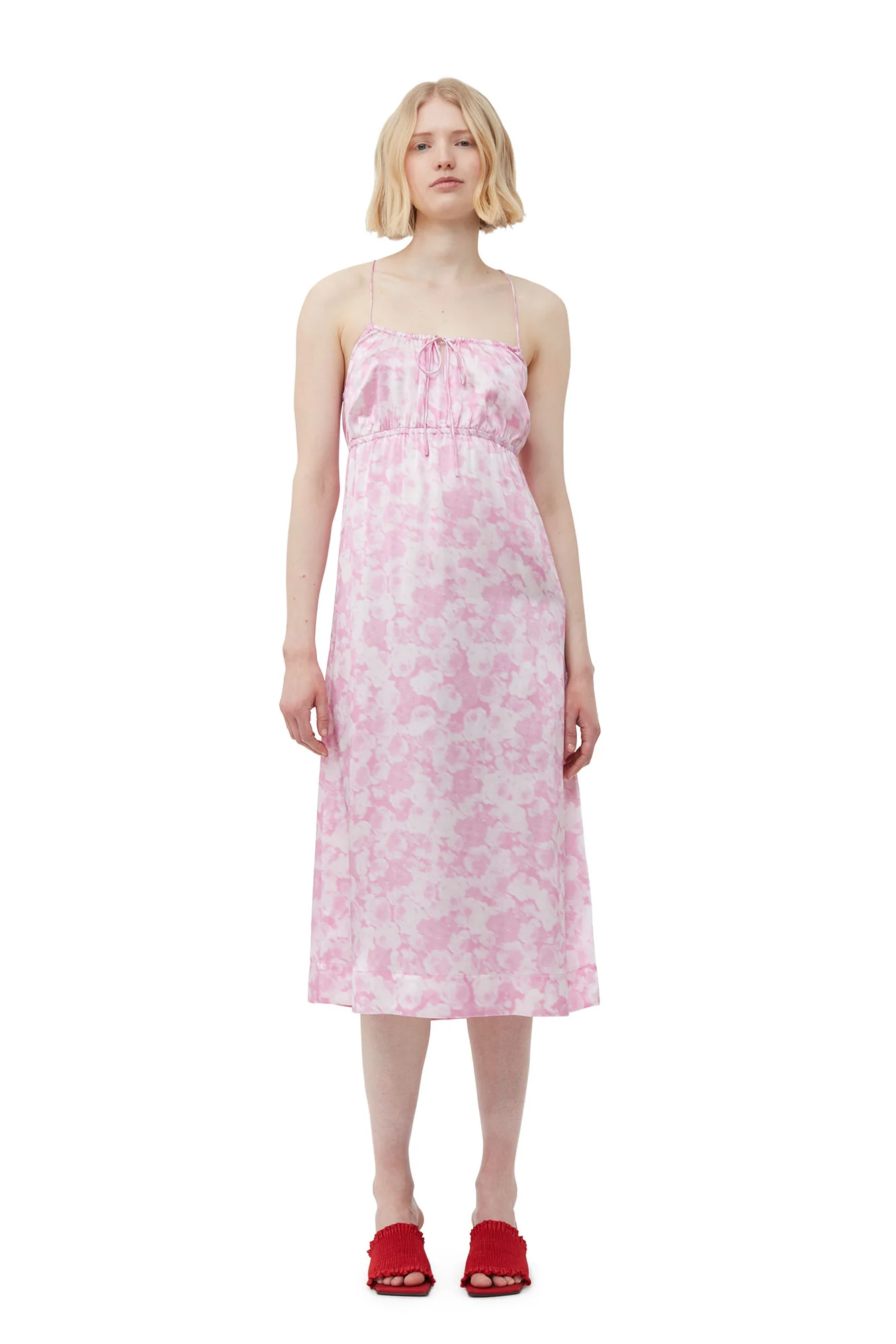 Silk Stretch Satin Slip Dress | Bonbon - Image 3
