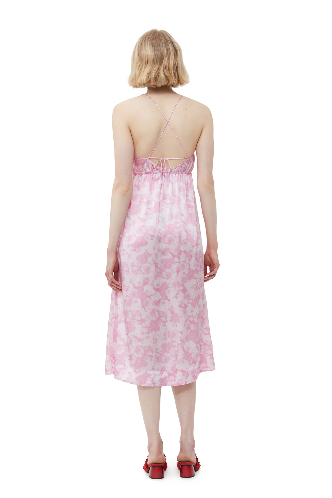 Silk Stretch Satin Slip Dress | Bonbon - Image 4