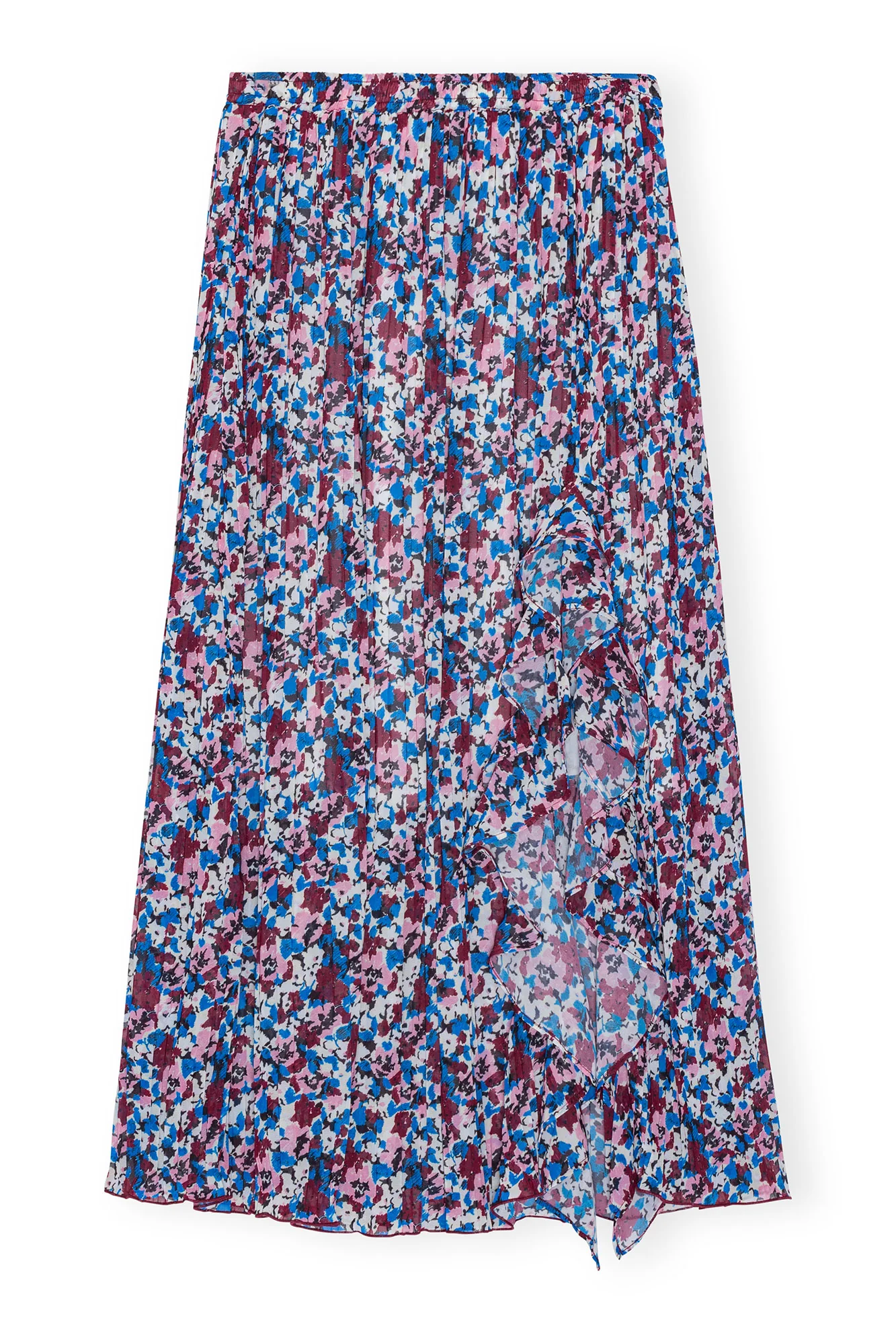 Skirt in Floral Georgette | Multicolor