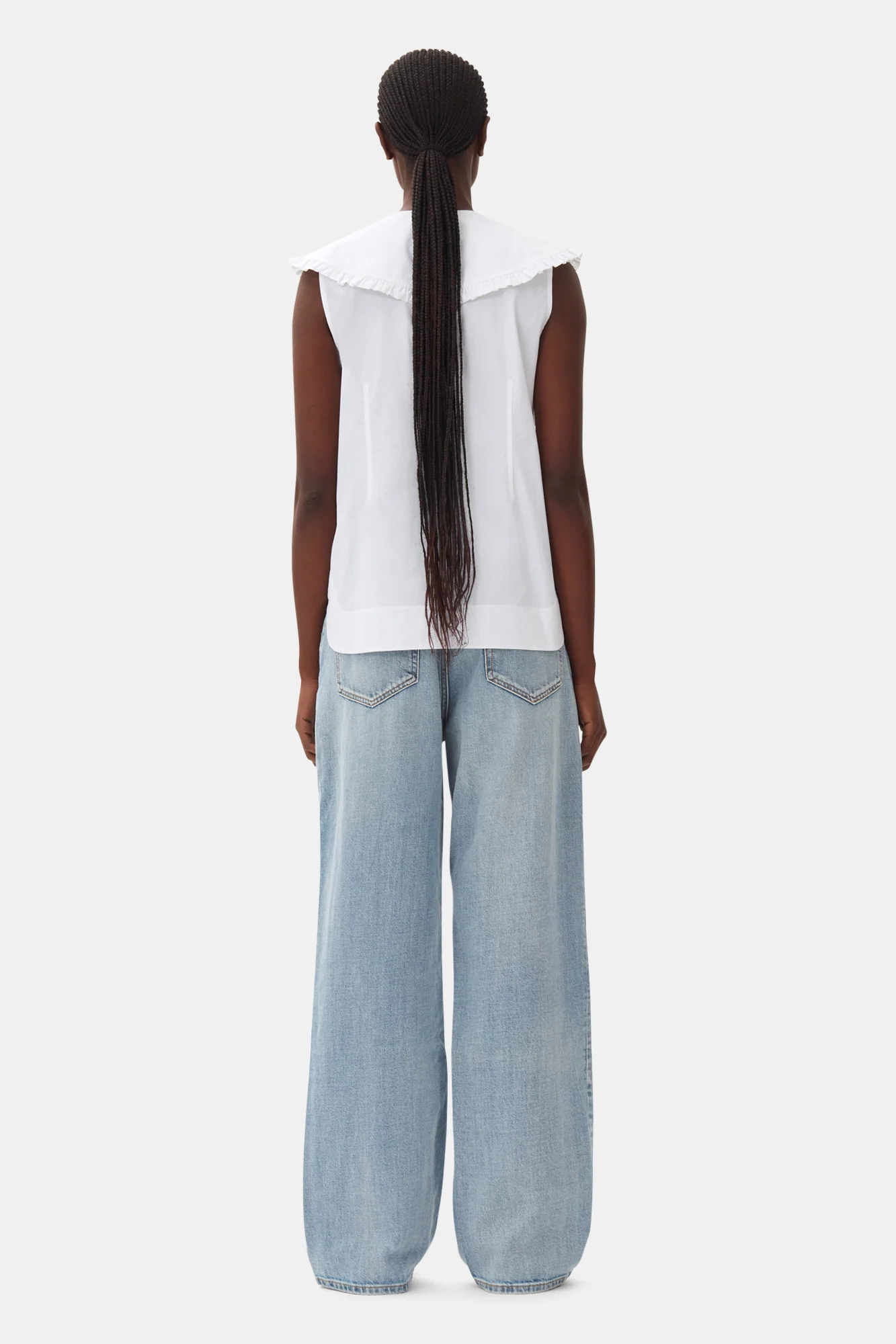 Sleeveless shirt | Bright White - Image 10