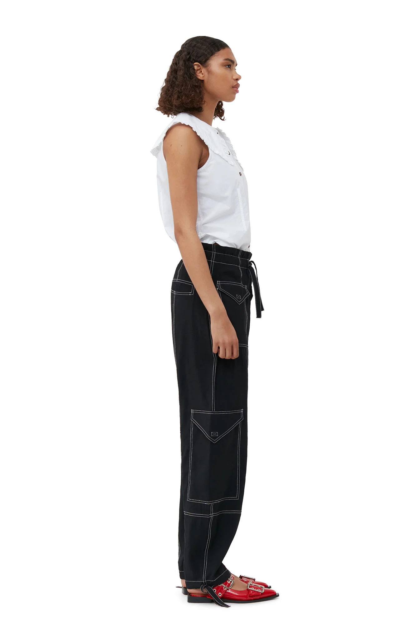 Sleeveless shirt | Bright White - Image 7