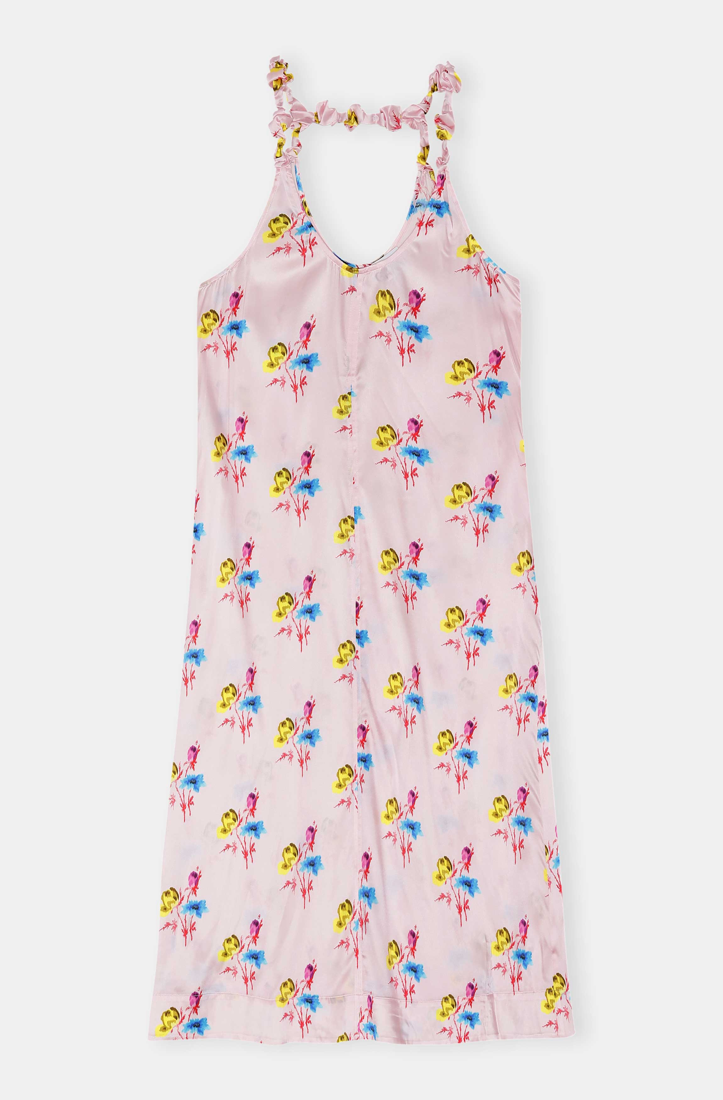 Slip Midi Dress | Floral Light Lilac